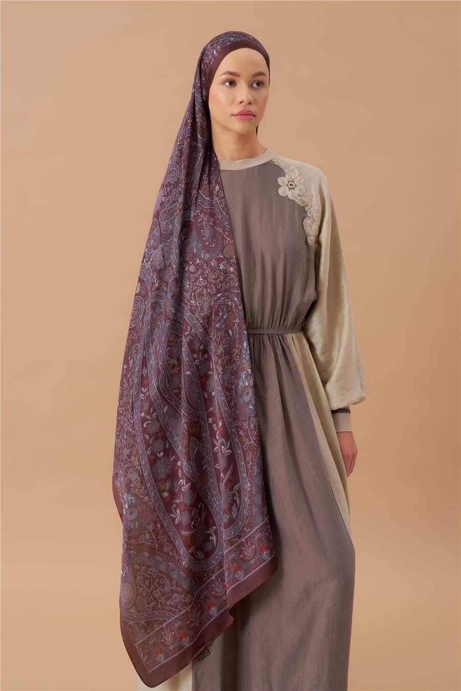 Jardin Secret Collection Hint Vual İpek Şal 5011-05