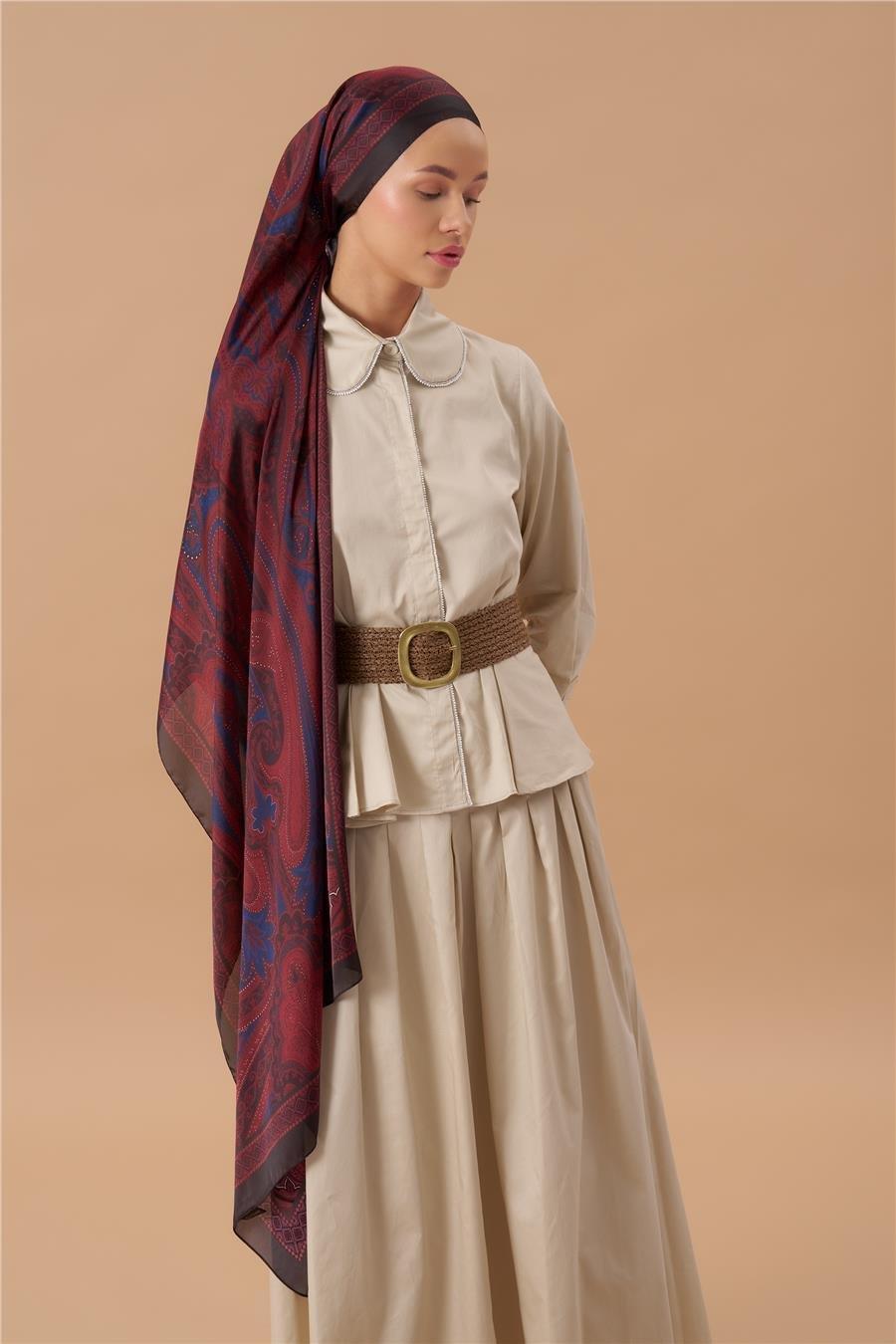 Jardin Secret Collection Hint Vual İpek Şal 5012-13