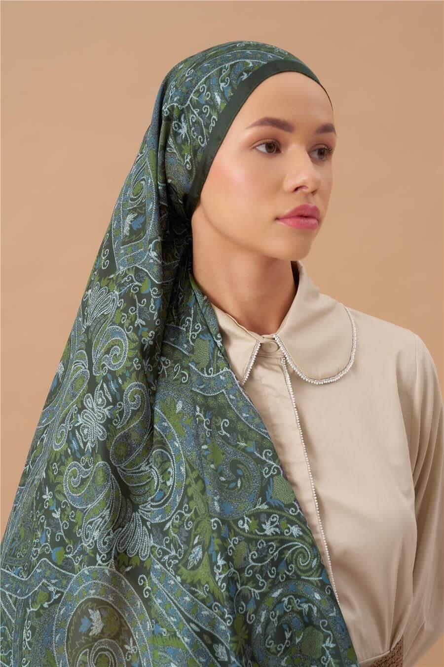 Jardin Secret Collection Hint Vual İpek Şal 5011-09