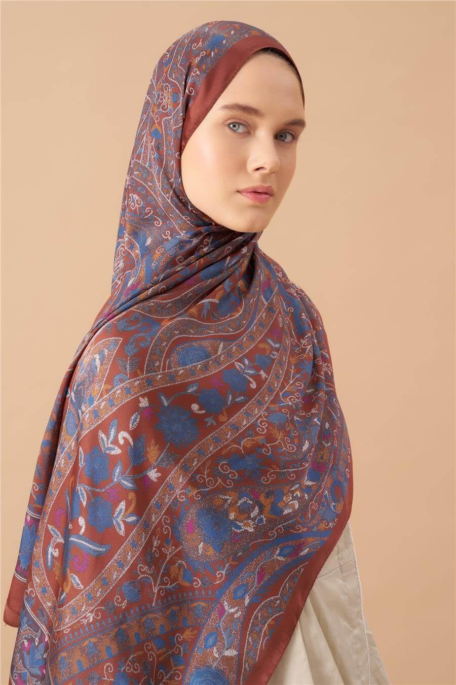 Jardin Secret Collection Hint Vual İpek Şal 5011-02