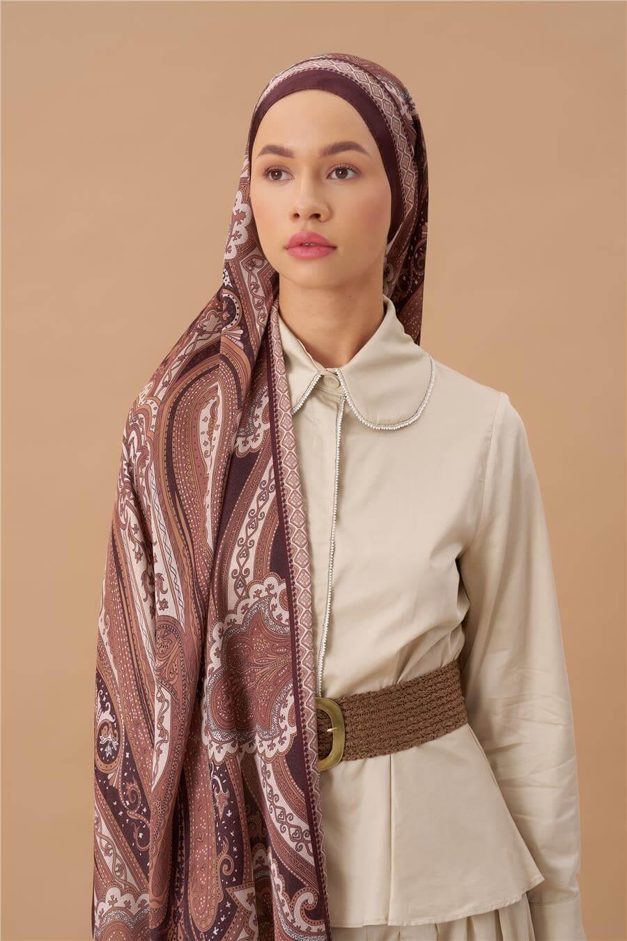 Jardin Secret Collection Hint Vual İpek Şal 5012-04