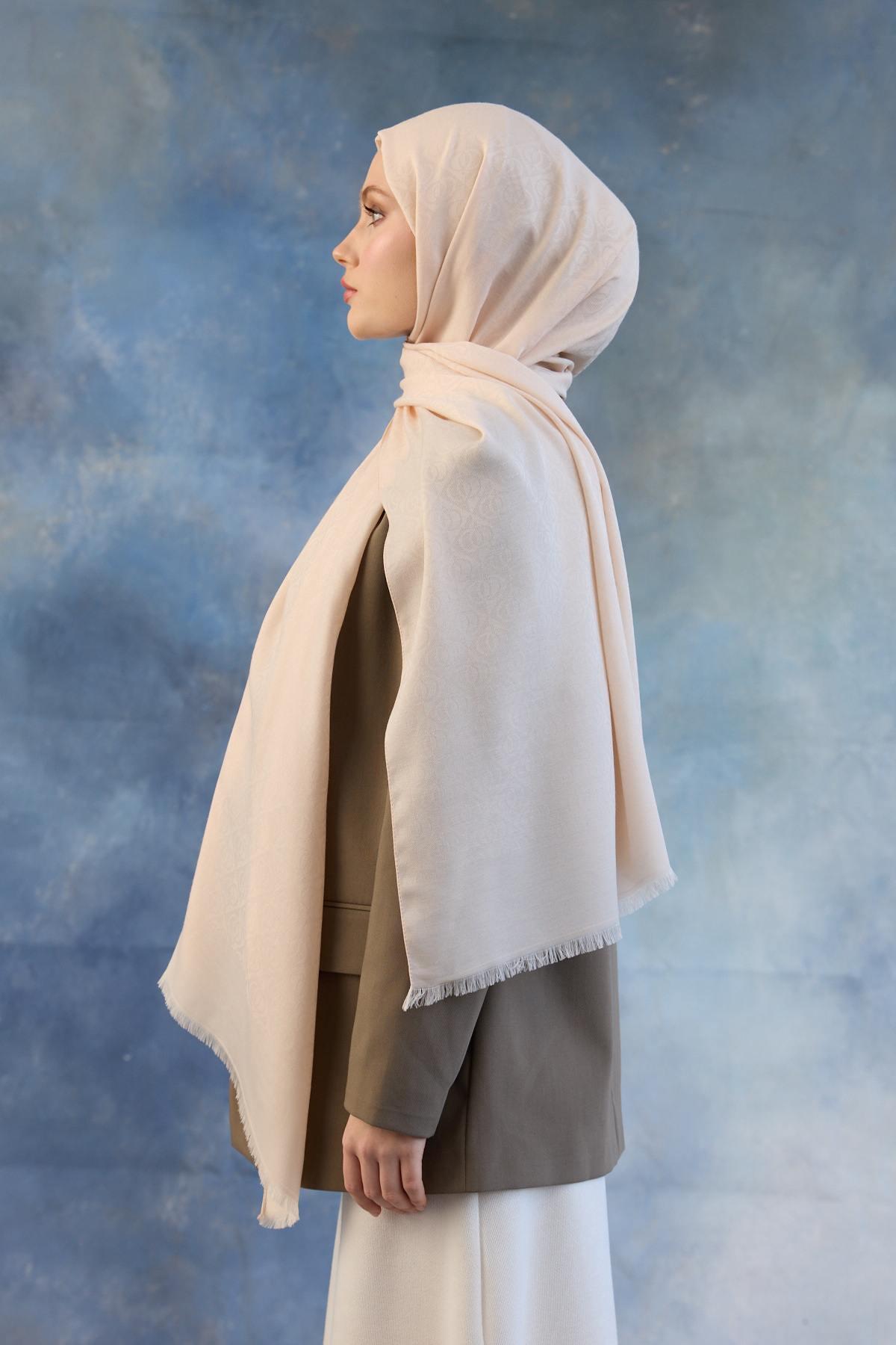 Logo Desen Pamuk Jakar Şal Alaçatı 8008-25