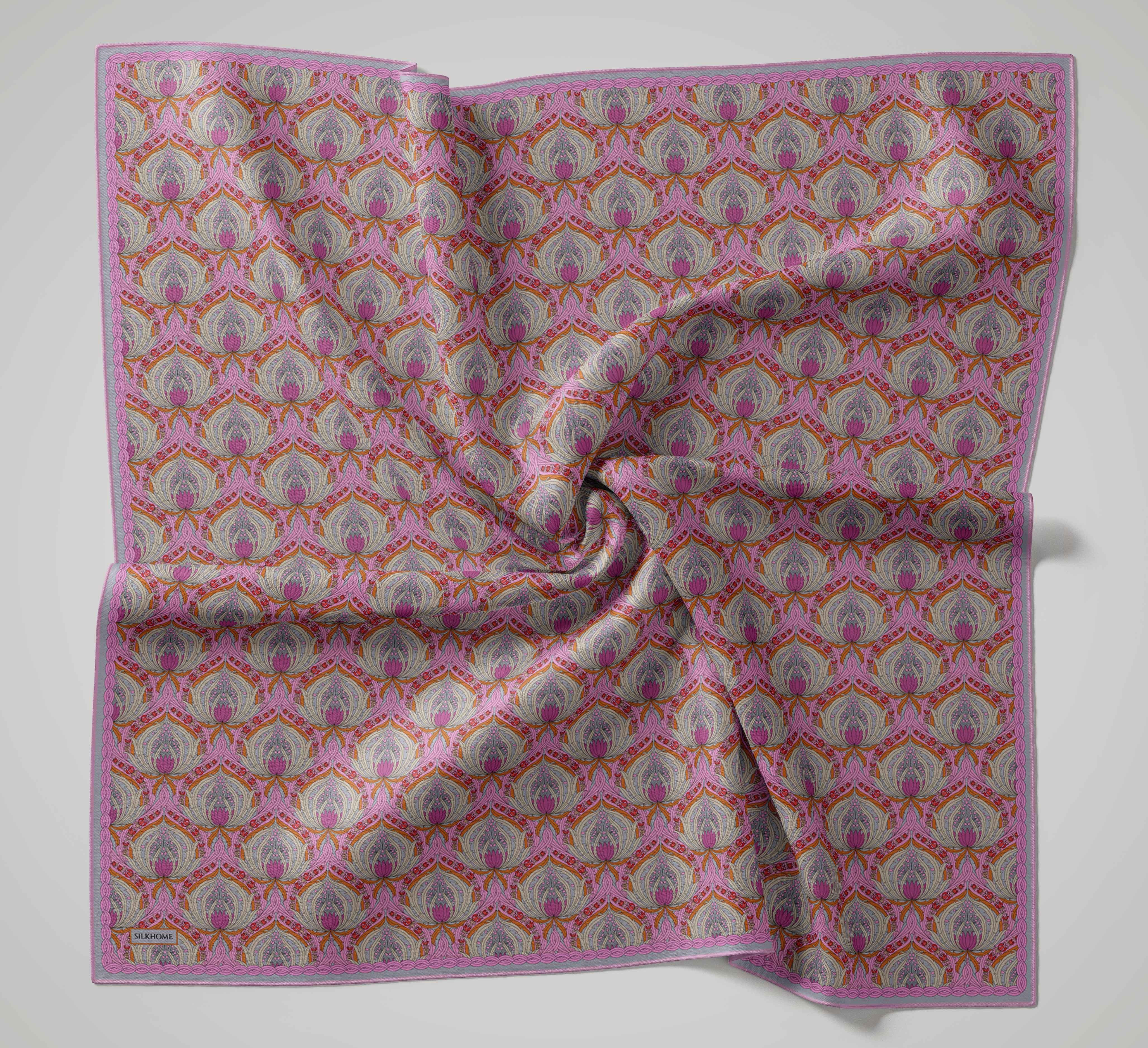 Monare Eşarp Tomurcuk Pembe 90x90