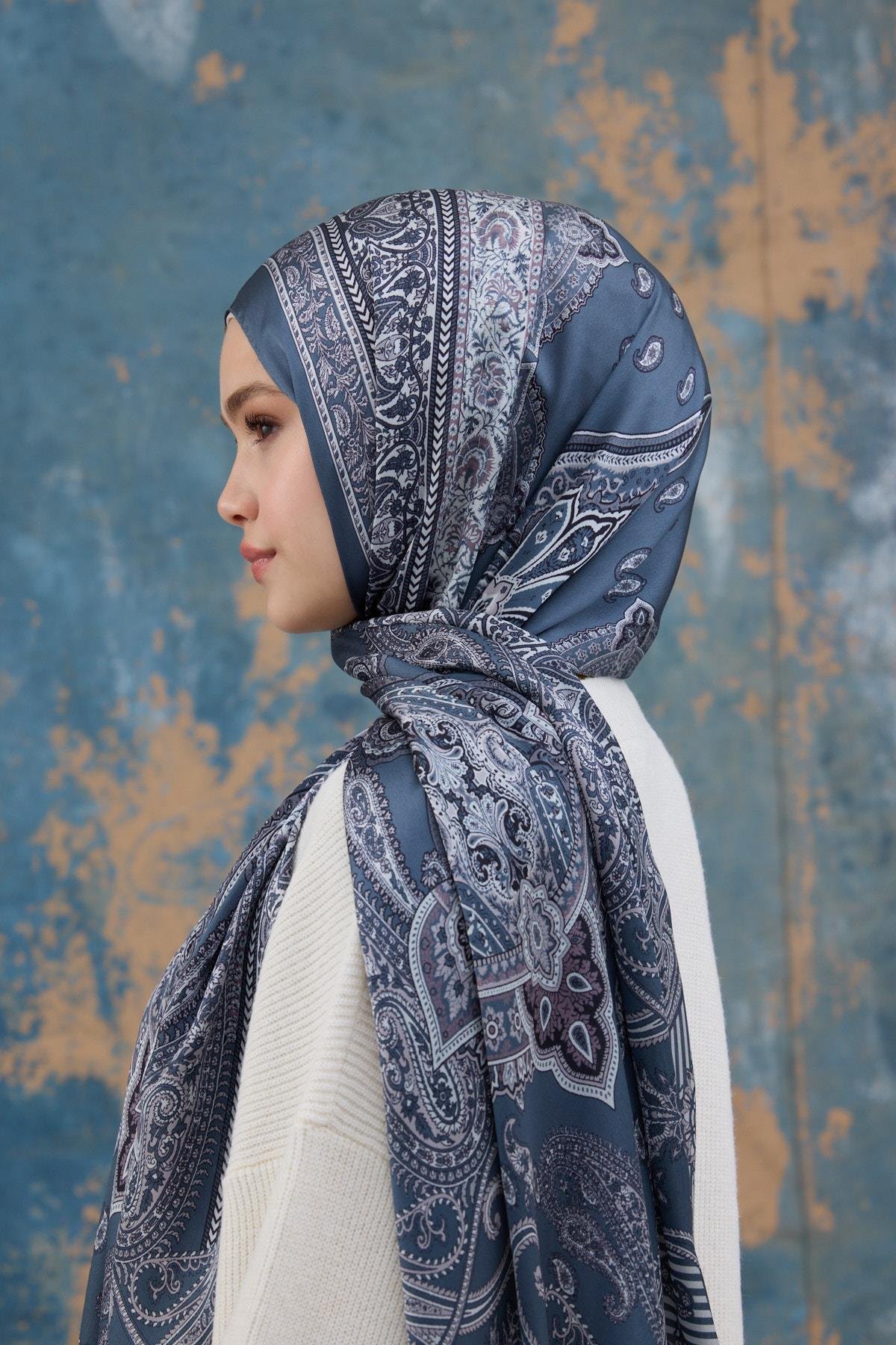 Mürdüm Hint Vual Şal -  5008-09