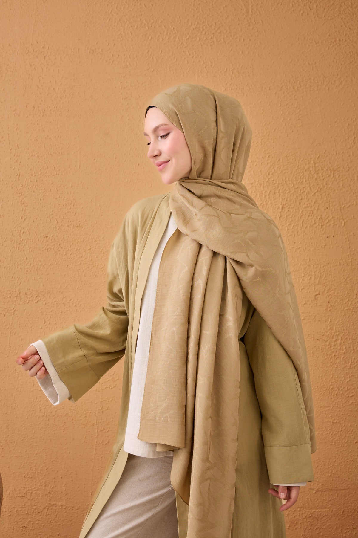 Naia Pamuk Şal Aris Camel