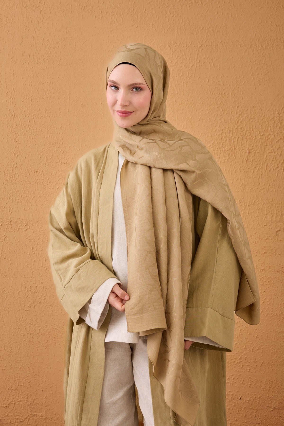 Naia Pamuk Şal Aris Camel