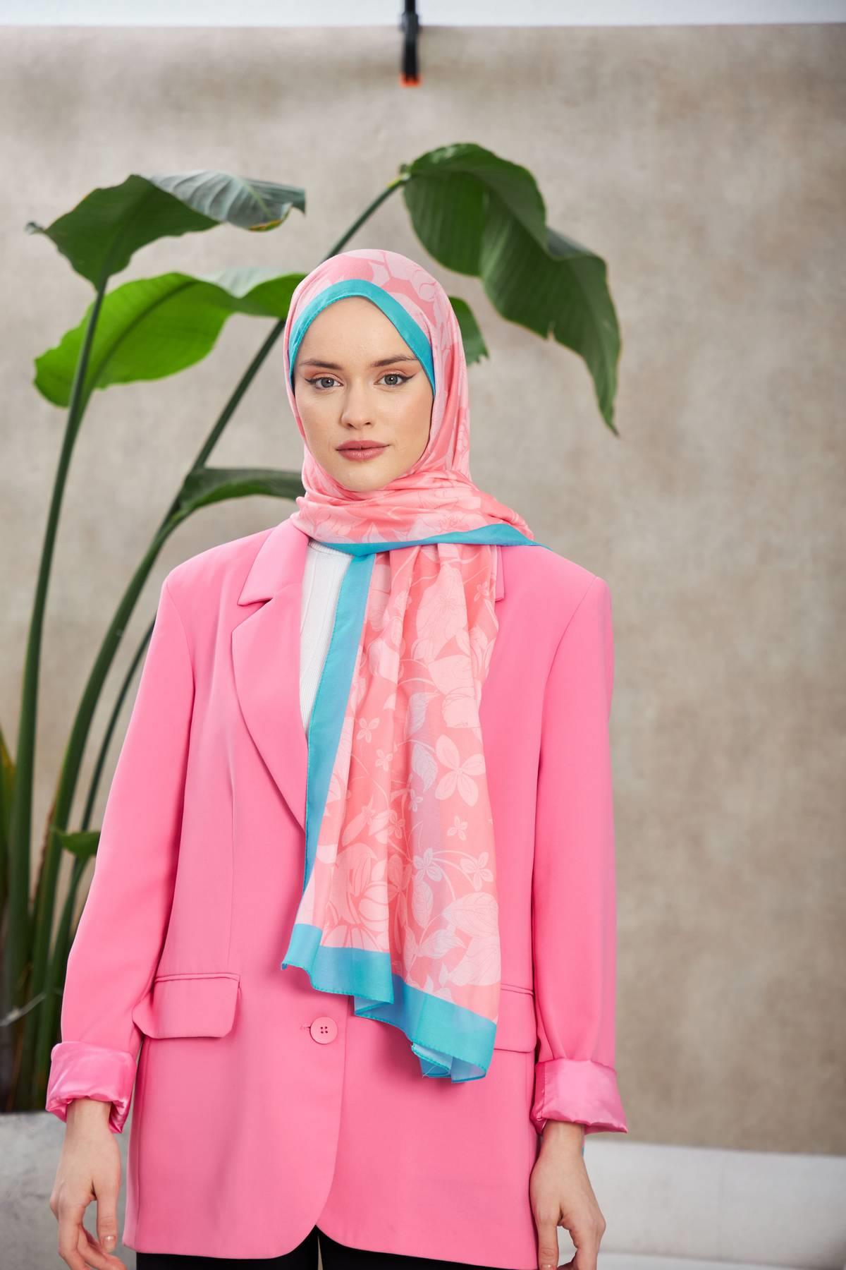 Nature Fulya Soft Şal Pudra Mavi 3041-06