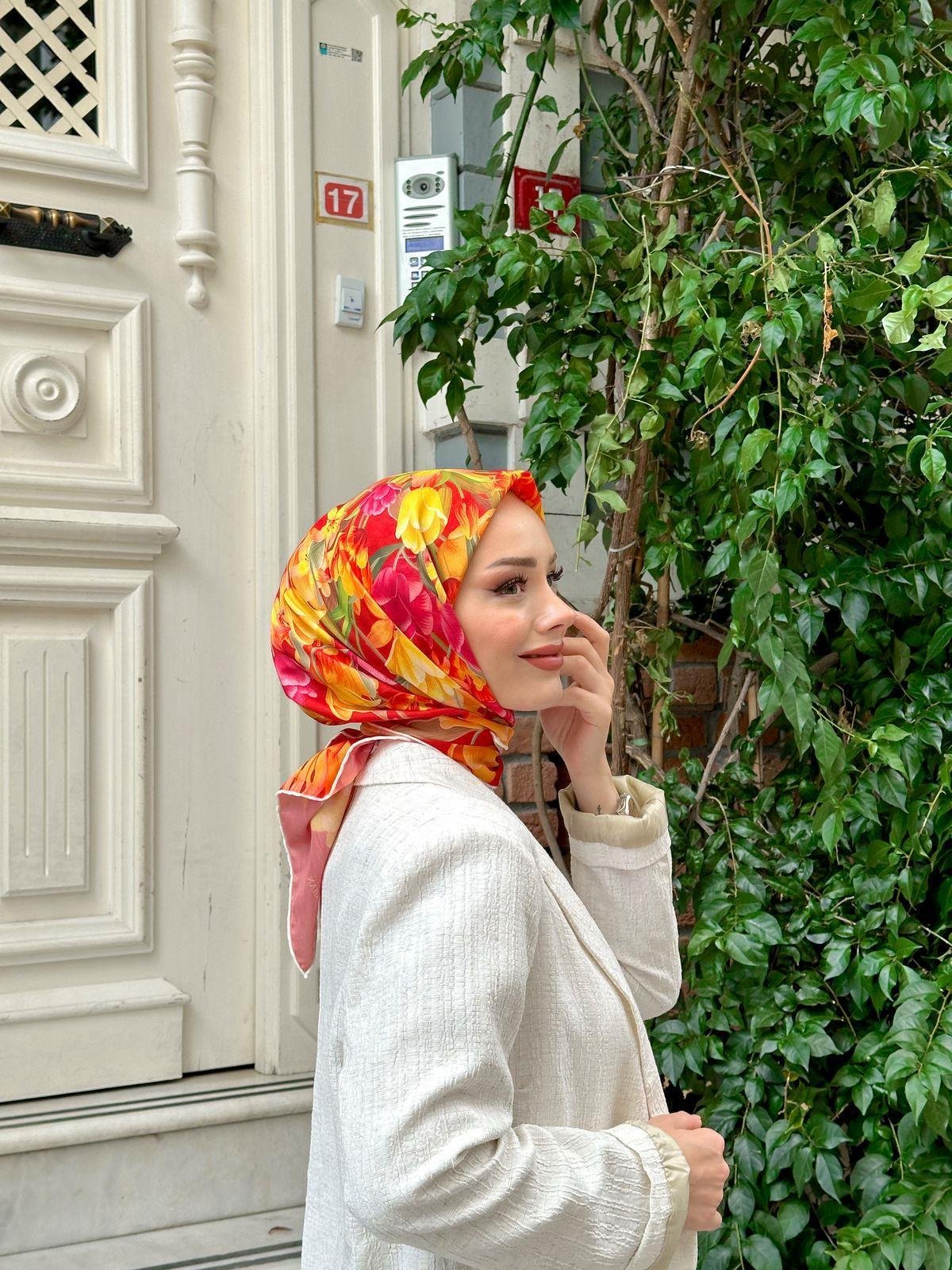 Pera Soft Eşarp Kırmızı 1148-13