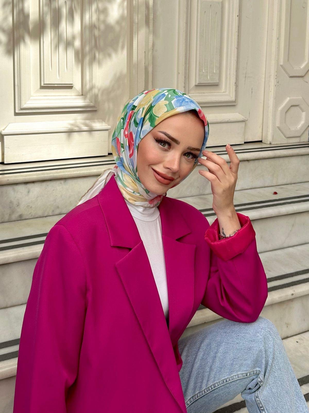 Pera Soft Eşarp Pudra 1148-03