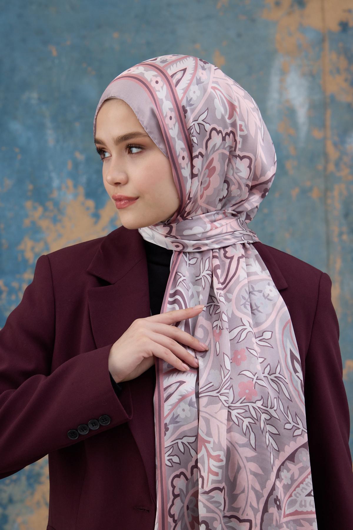 Pudra Hint Vual Şal -  5004-13