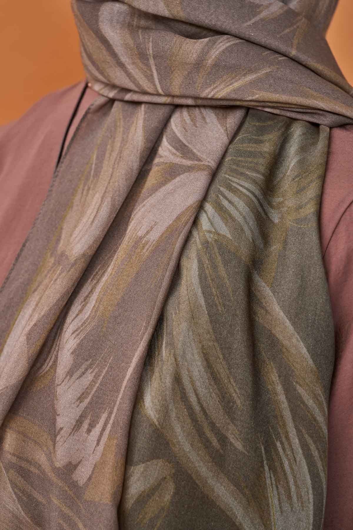 Riva Şal Tencel Bloom Antrasit