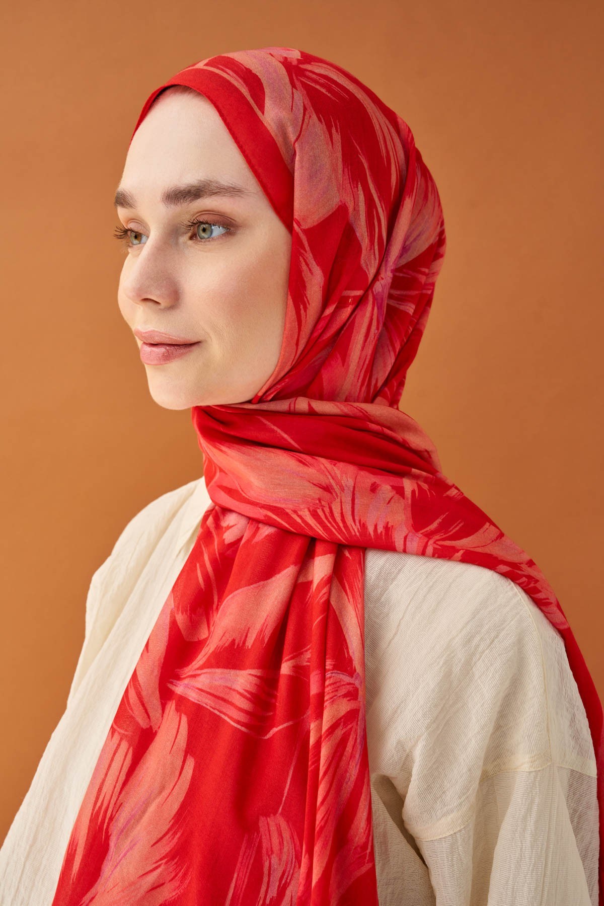 Riva Şal Tencel Bloom Narçiçeği