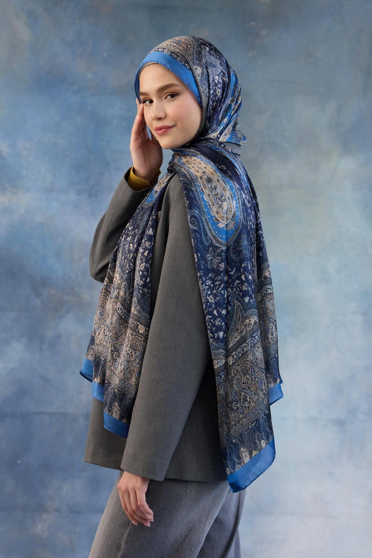 Saks Hint Vual Şal -  5002-04