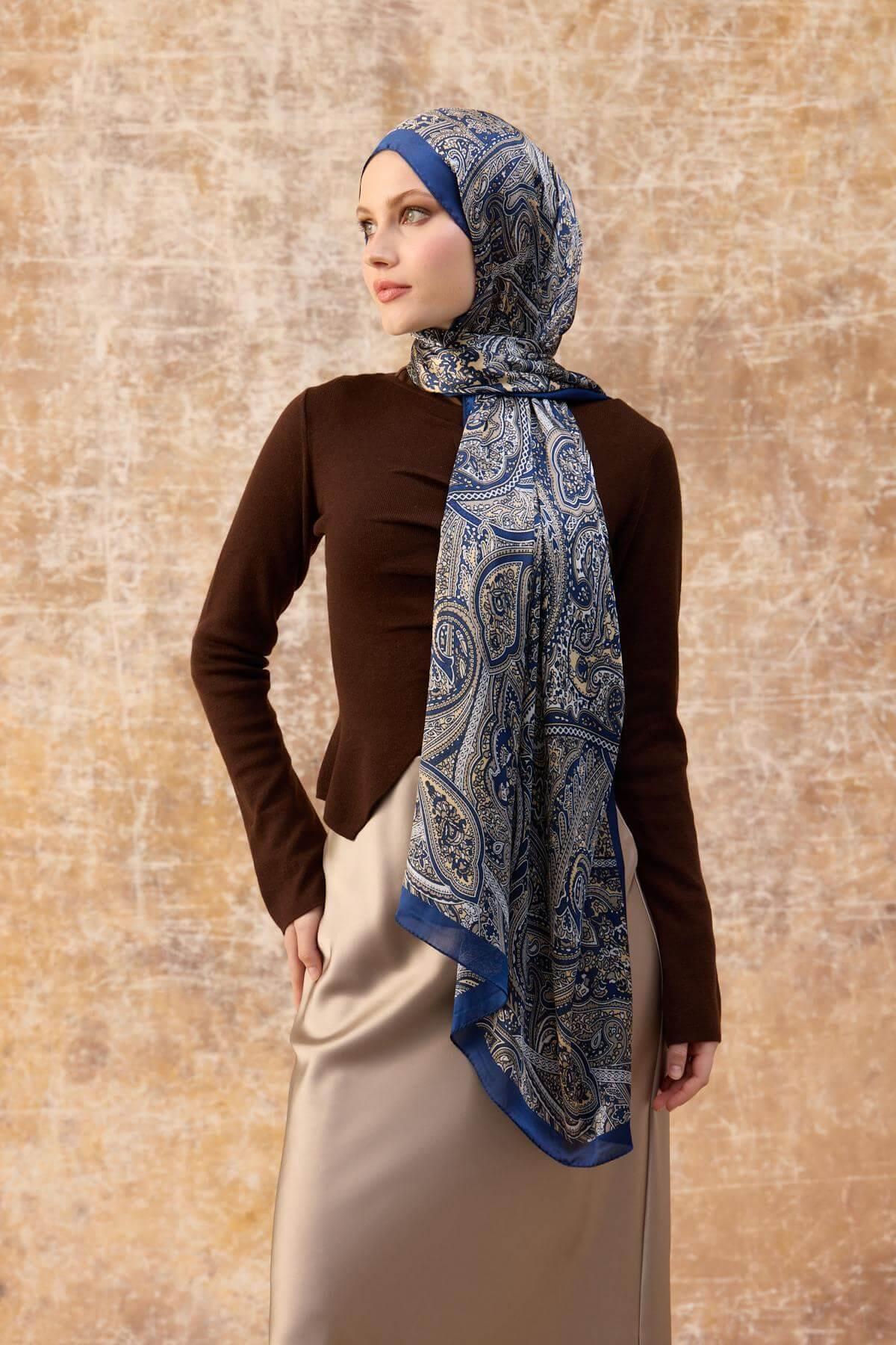 Saks Hint Vual Şal -  5003-01