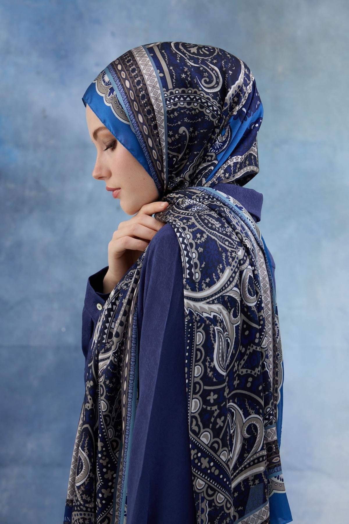 Saks Hint Vual Şal -  5005-11