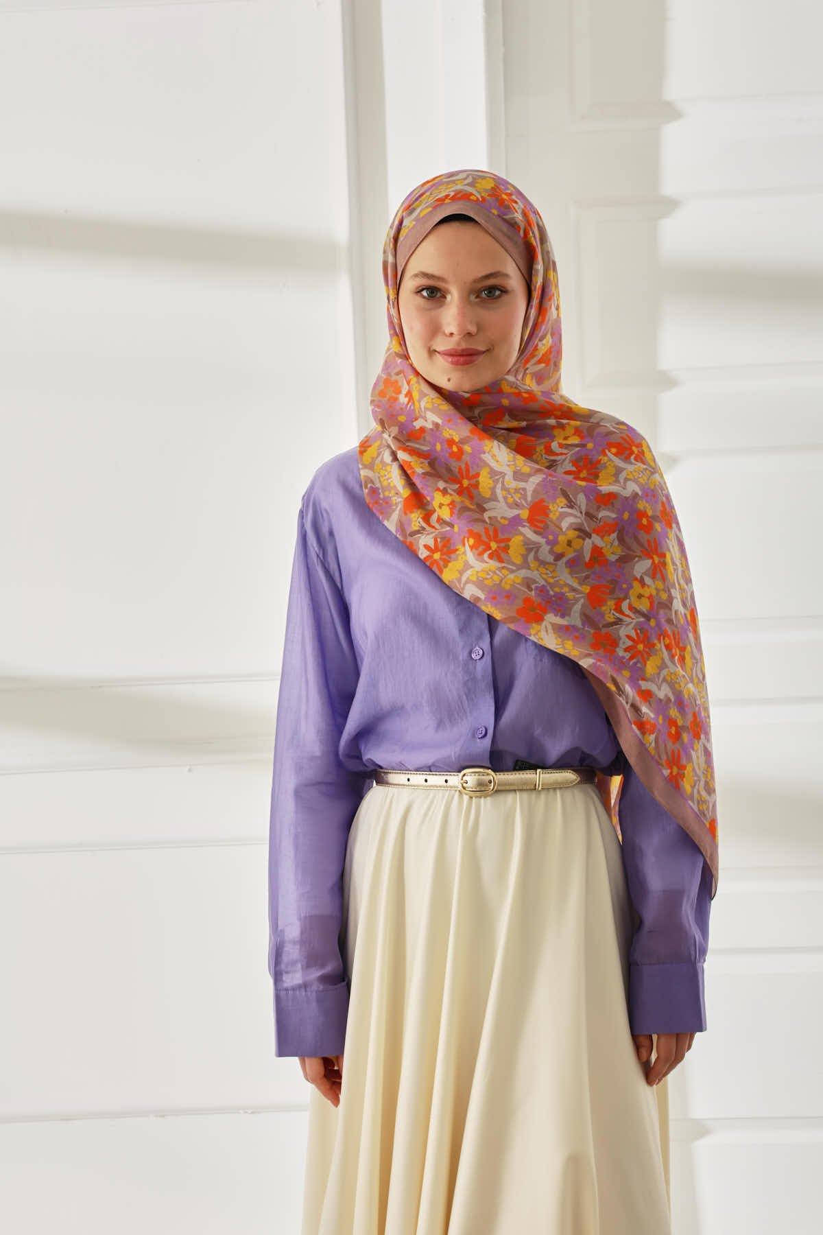 Silk Home Desenli Soft Şal 70019-02