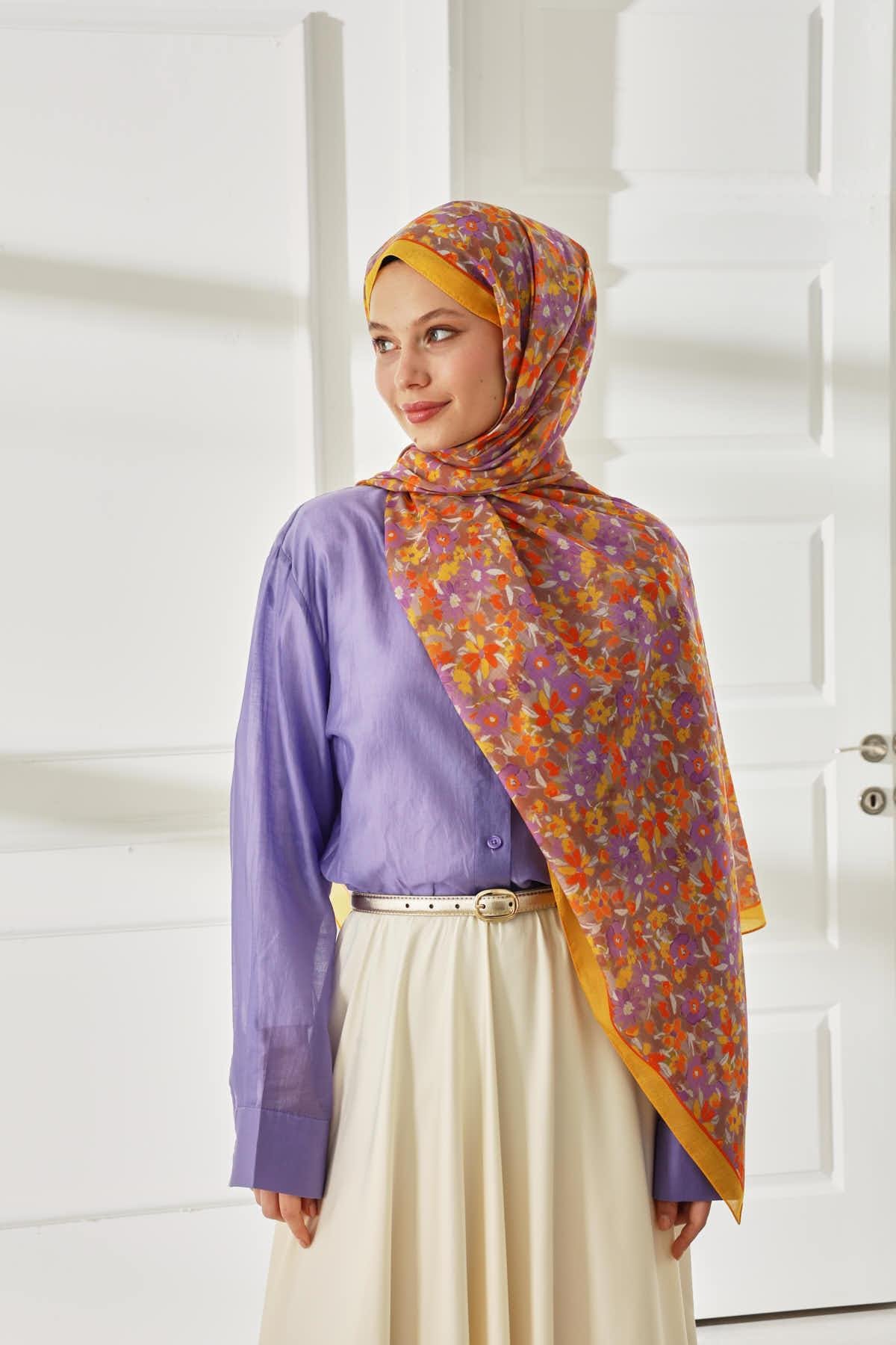 Silk Home Desenli Soft Şal 70021-01