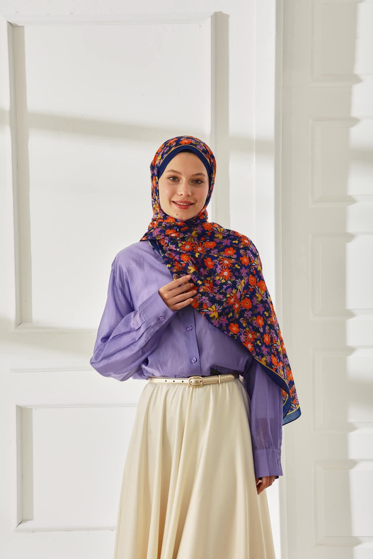 Silk Home Desenli Soft Şal 70021-03