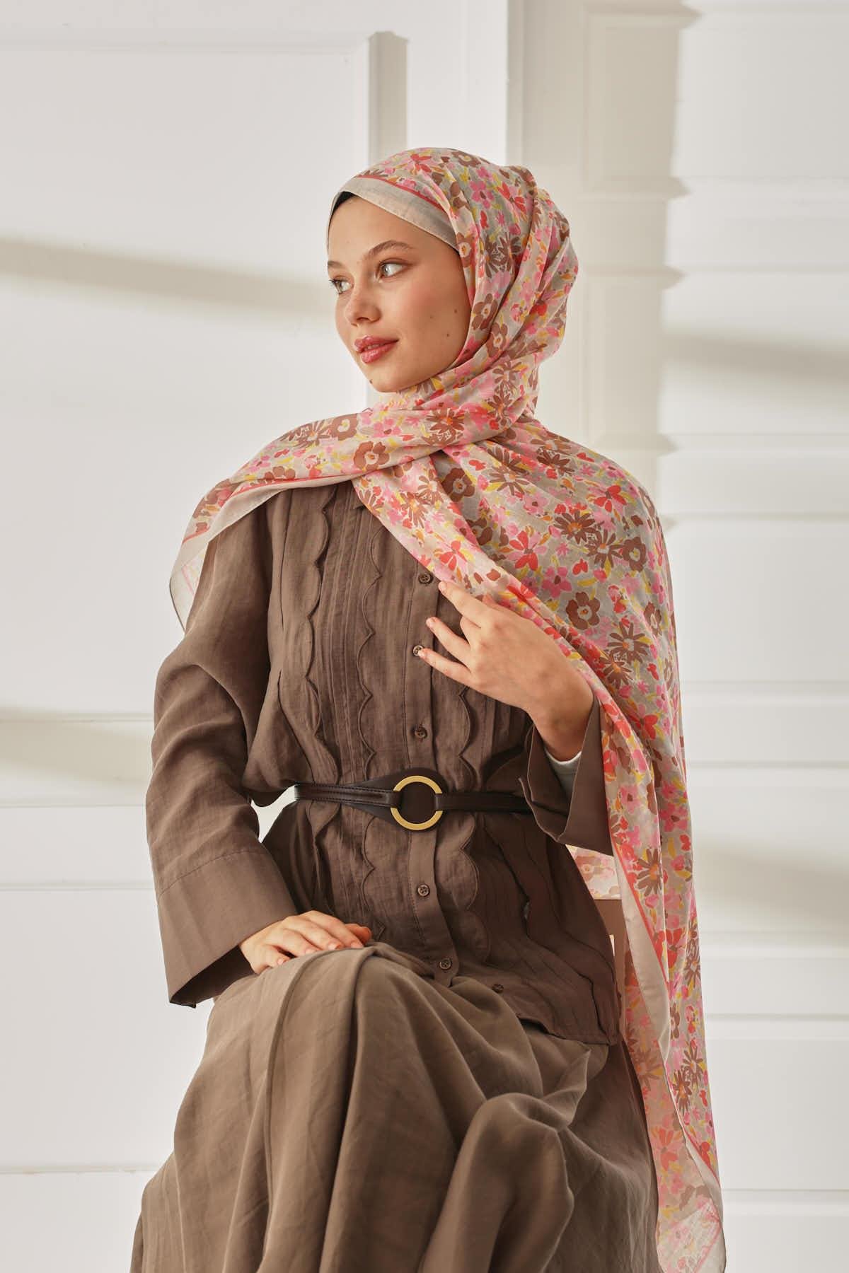 Silk Home Desenli Soft Şal 70021-05