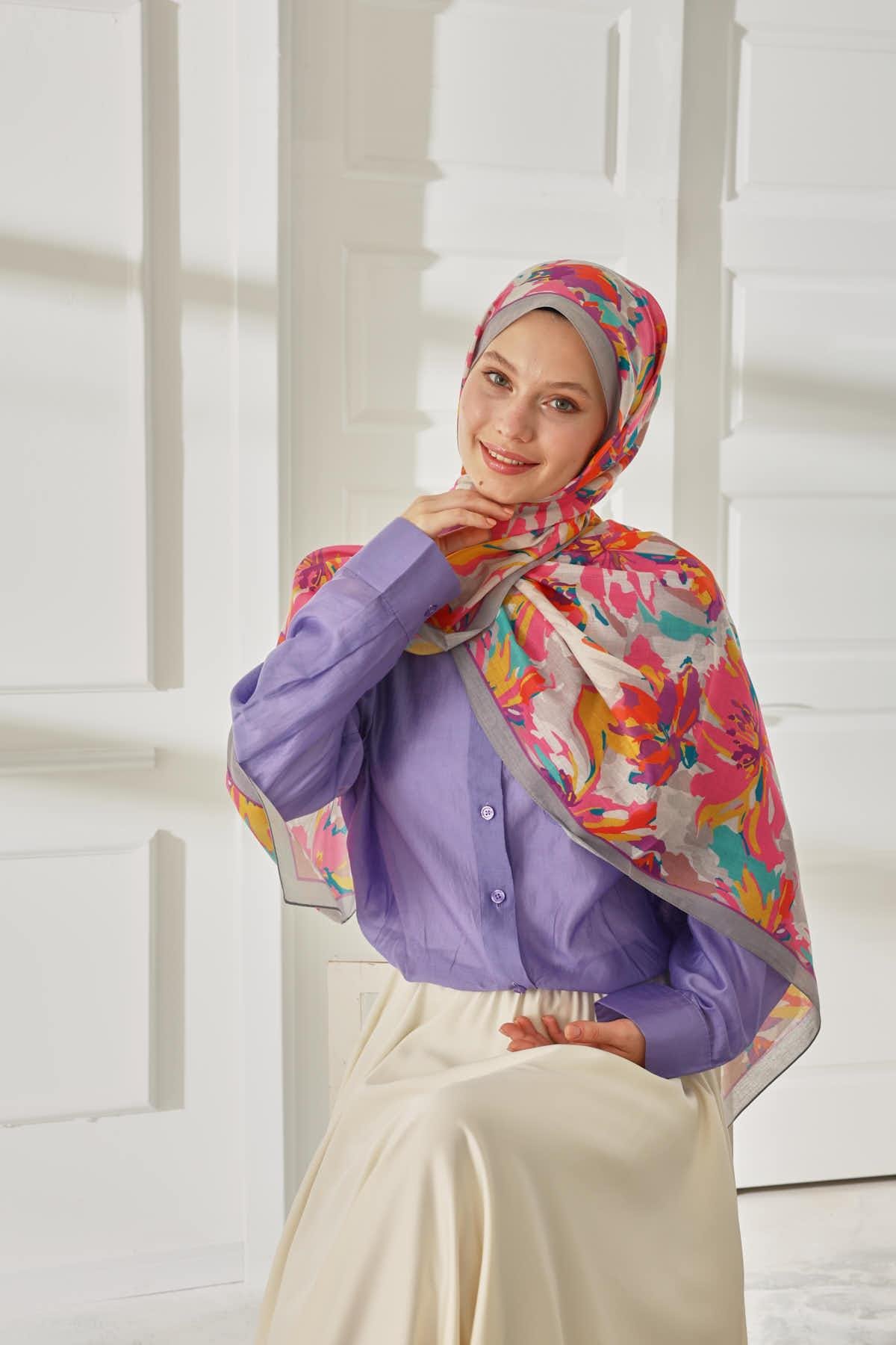 Silk Home Desenli Soft Şal 70023-01