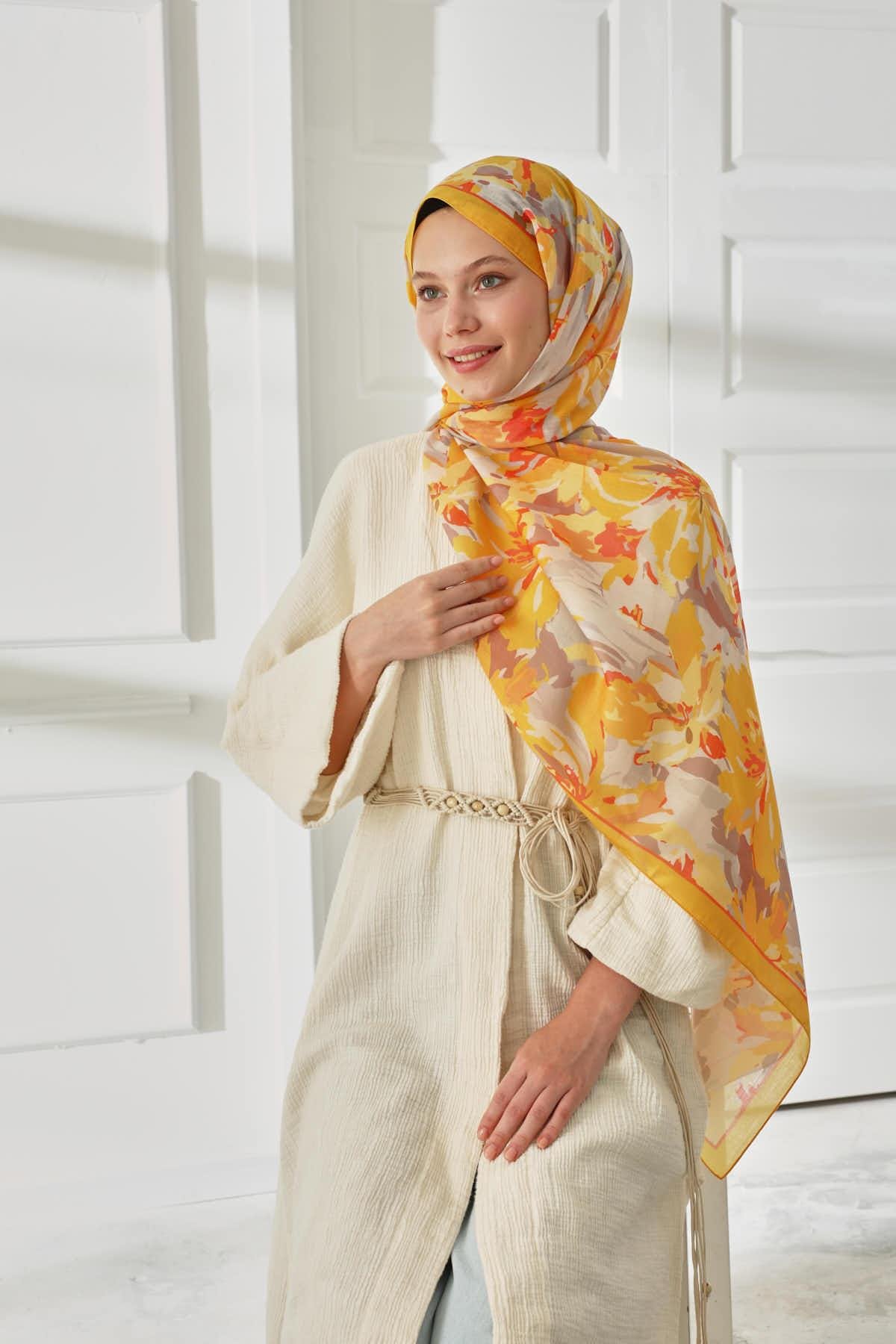 Silk Home Desenli Soft Şal 70023-03