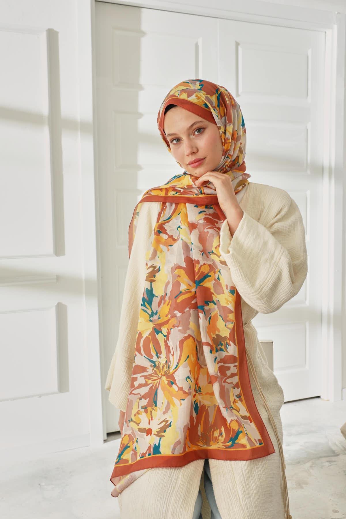 Silk Home Desenli Soft Şal 70023-04