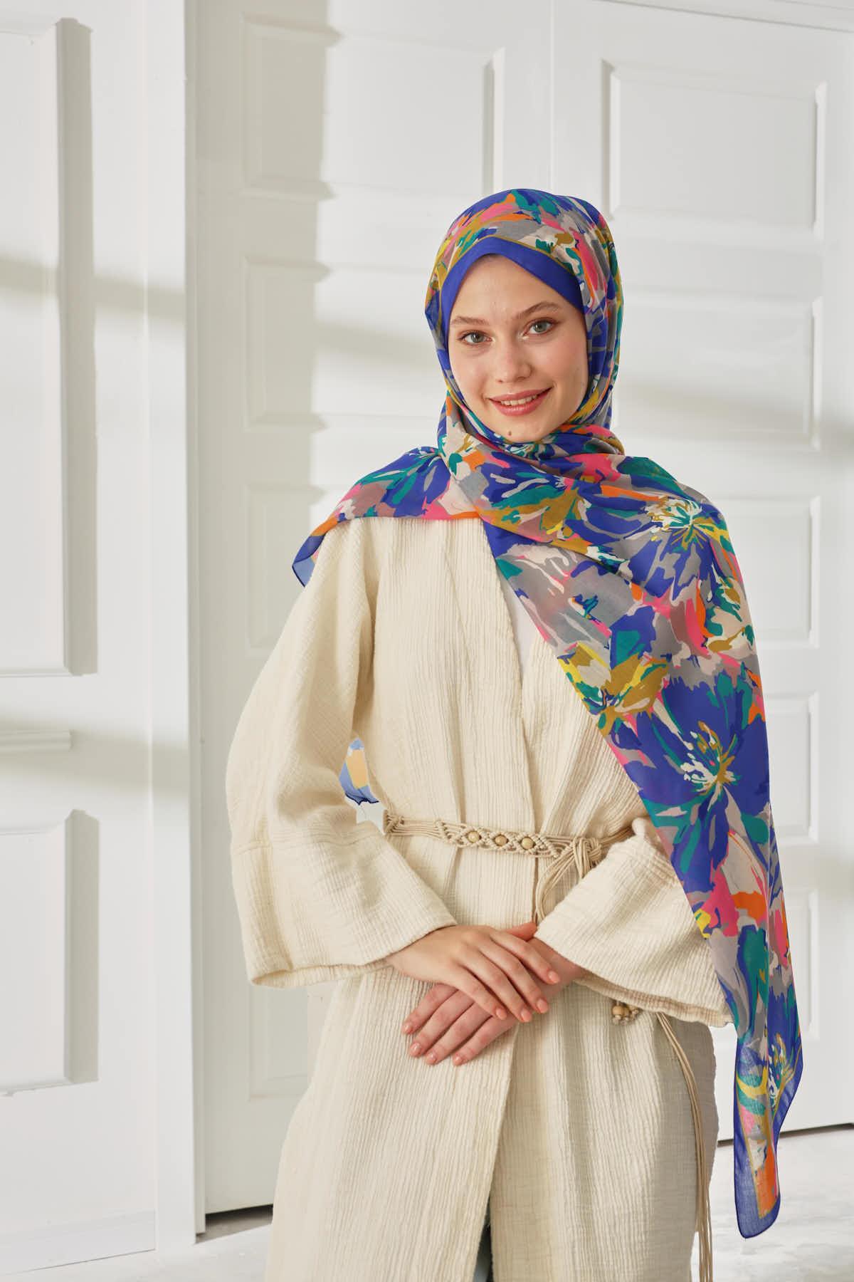 Silk Home Desenli Soft Şal 70023-05