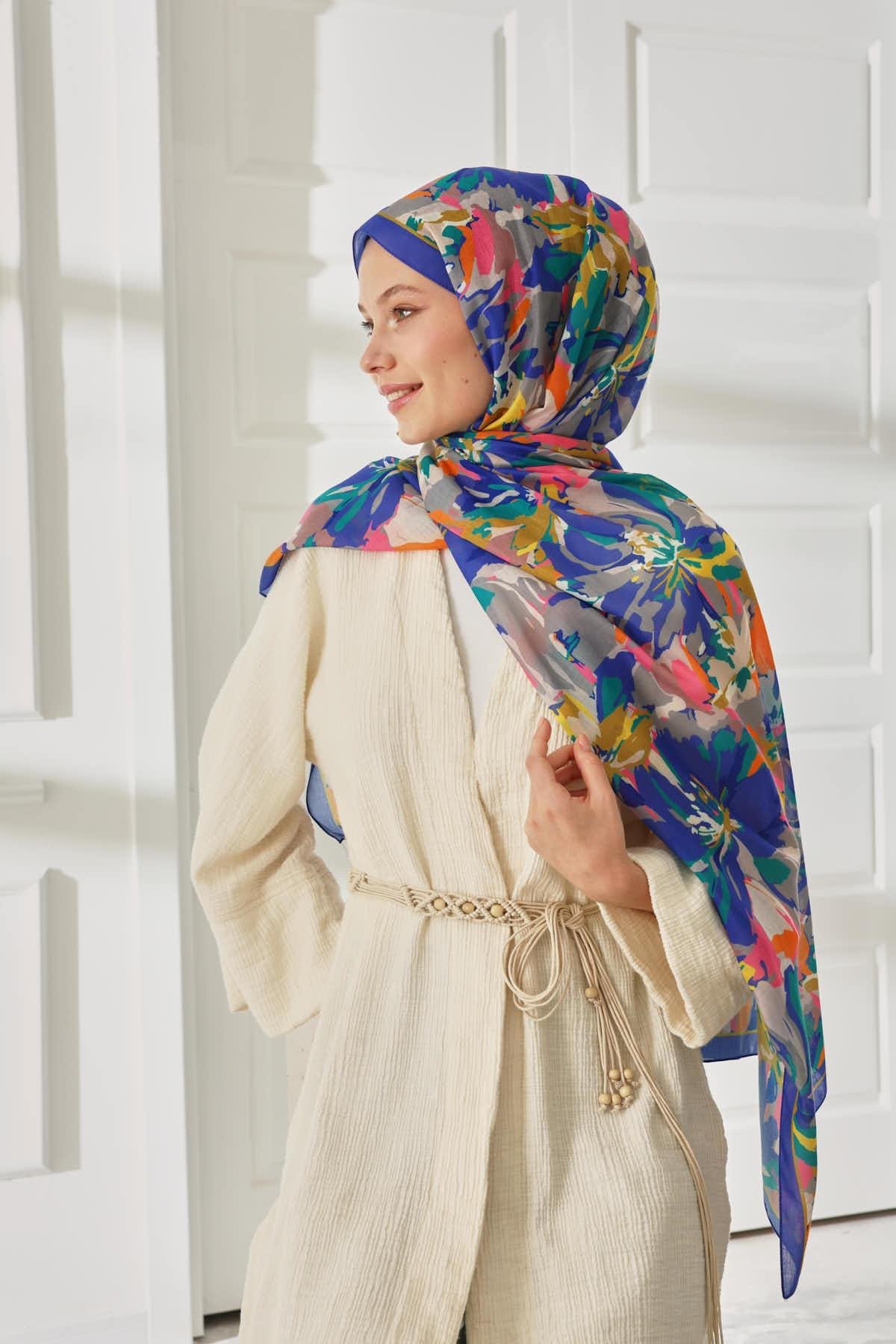 Silk Home Desenli Soft Şal 70023-05