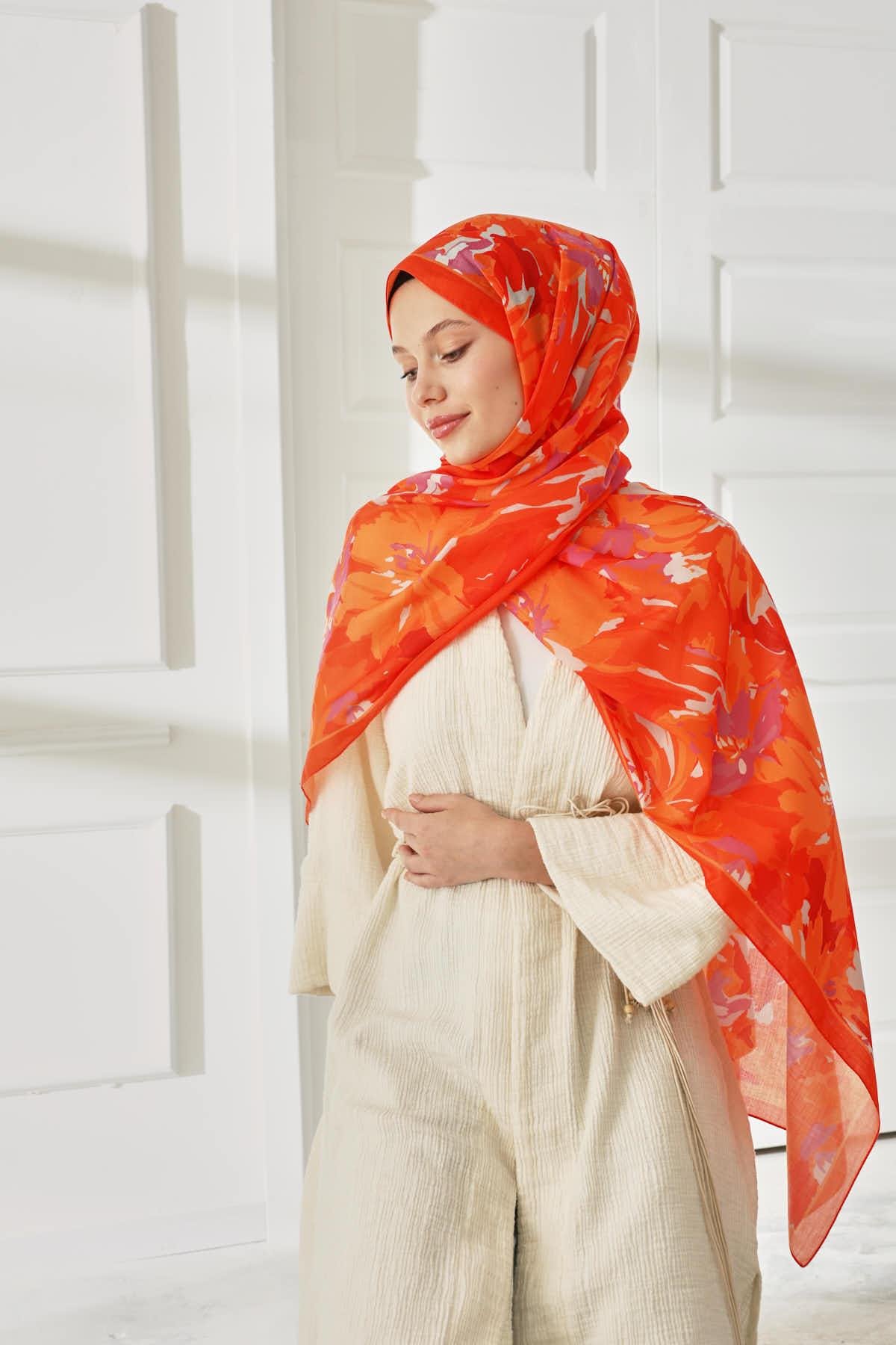 Silk Home Desenli Soft Şal 70023-07