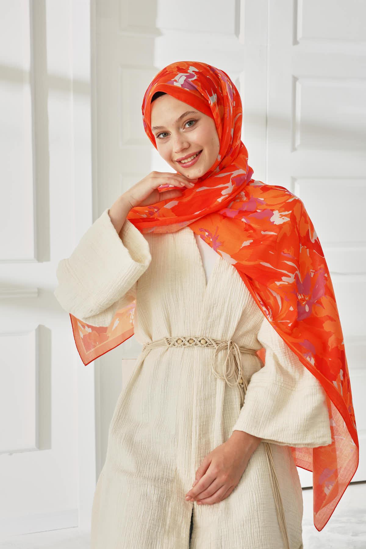 Silk Home Desenli Soft Şal 70023-07