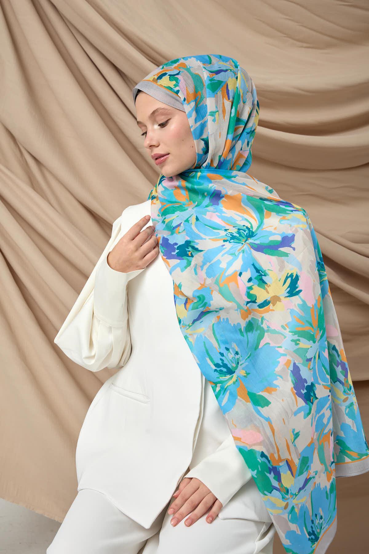 Silk Home Desenli Soft Şal 70023-14