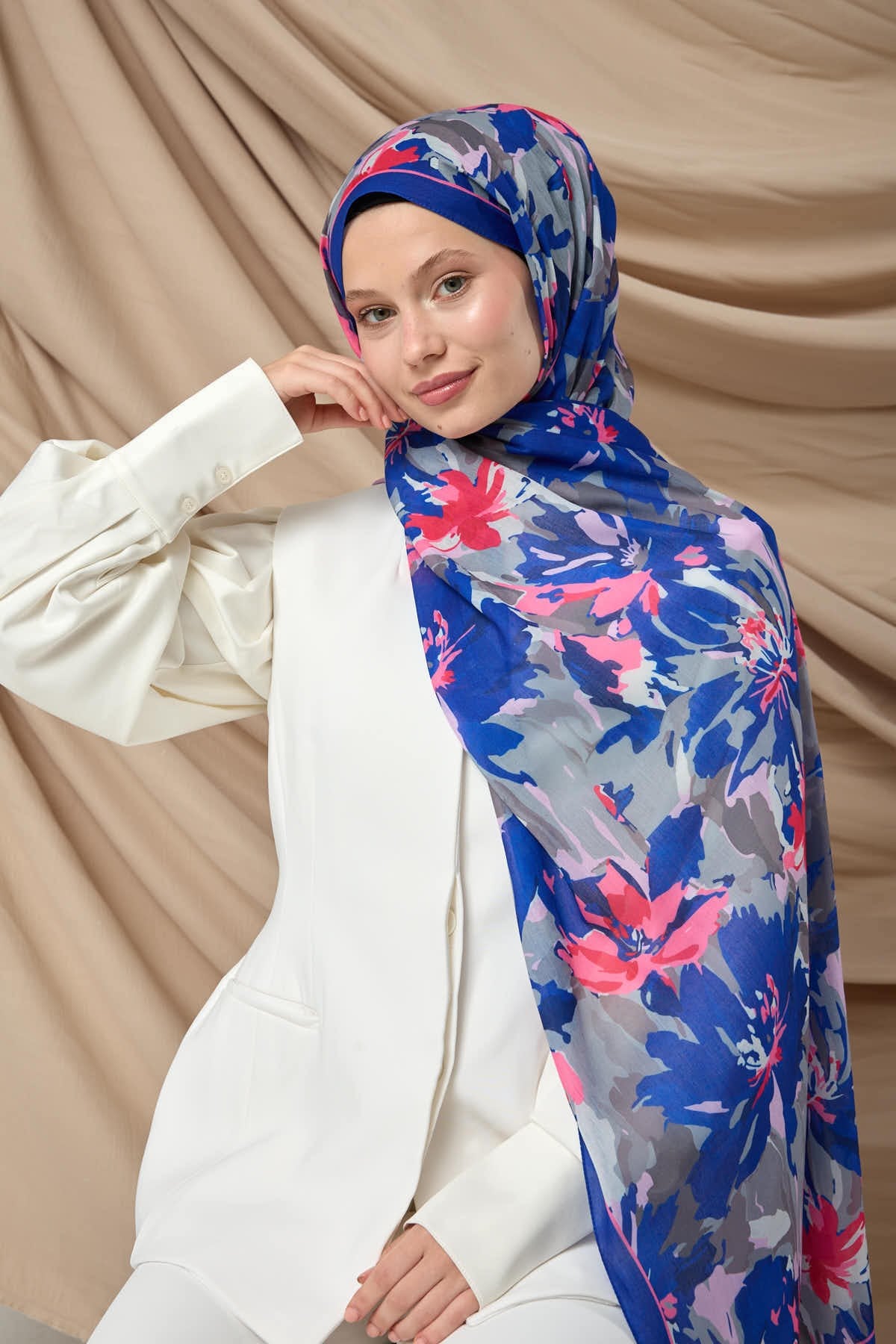 Silk Home Desenli Soft Şal 70023-15
