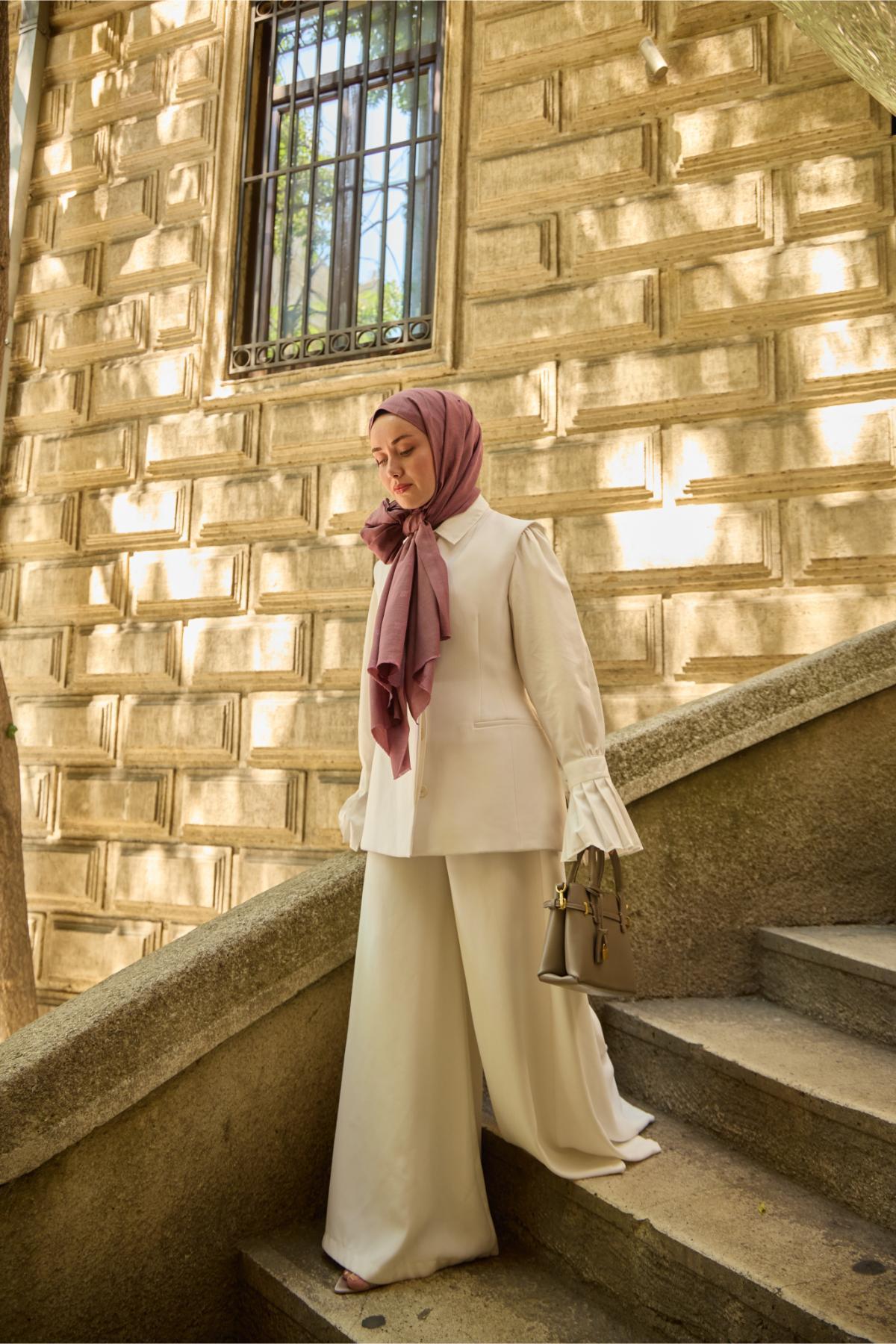 Silk Home Monogram Pamuk İpek Şal 461001-01