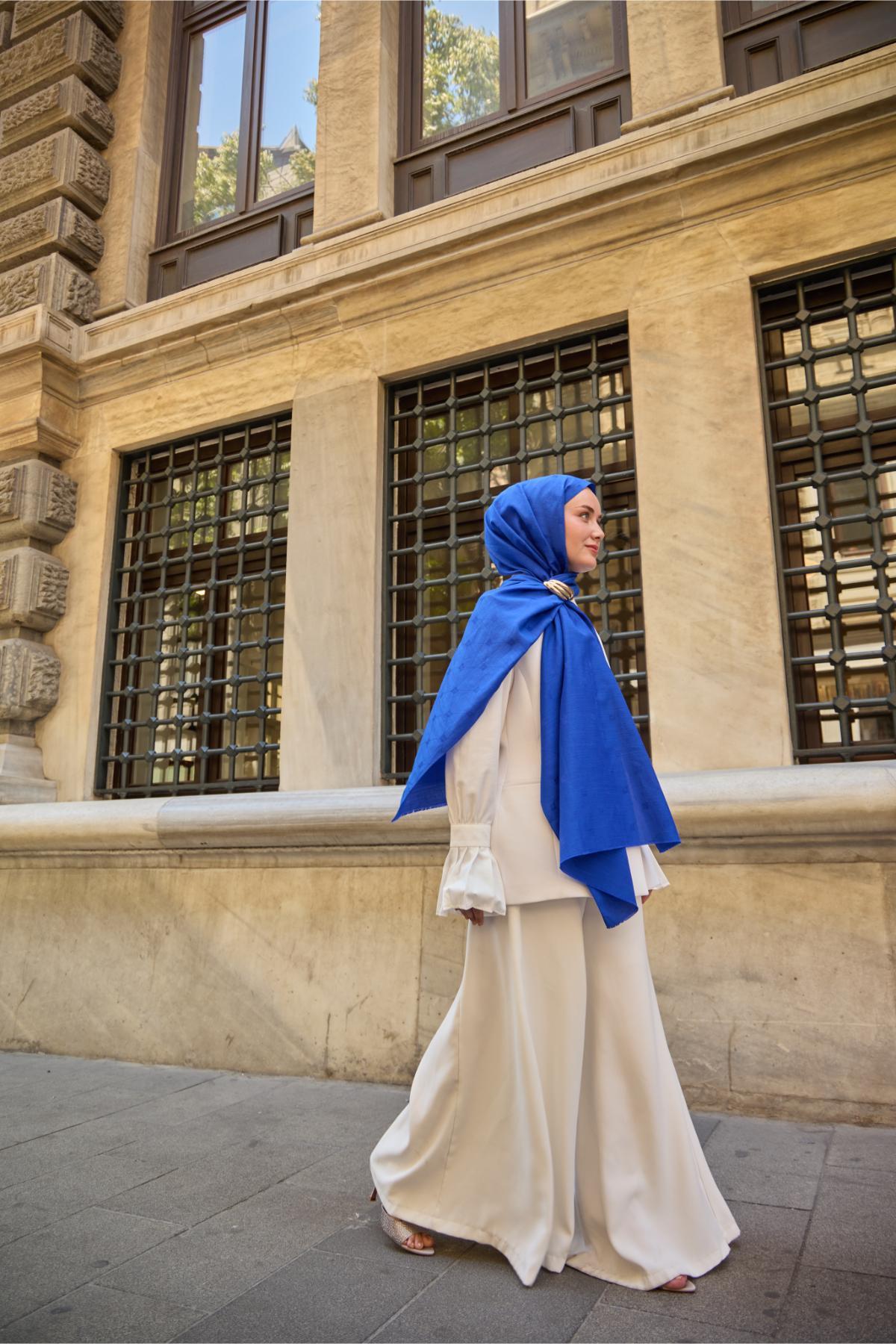 Silk Home Monogram Pamuk İpek Şal 461001-06