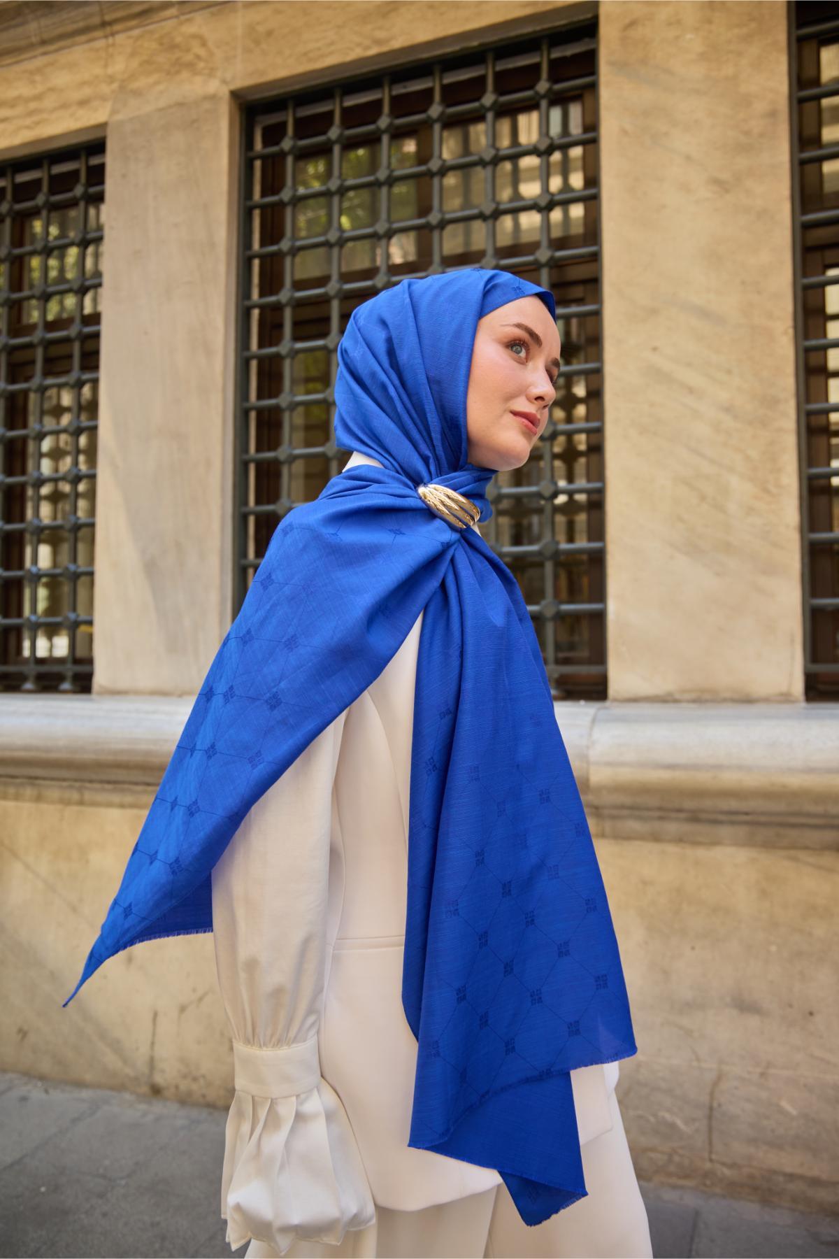 Silk Home Monogram Pamuk İpek Şal 461001-06