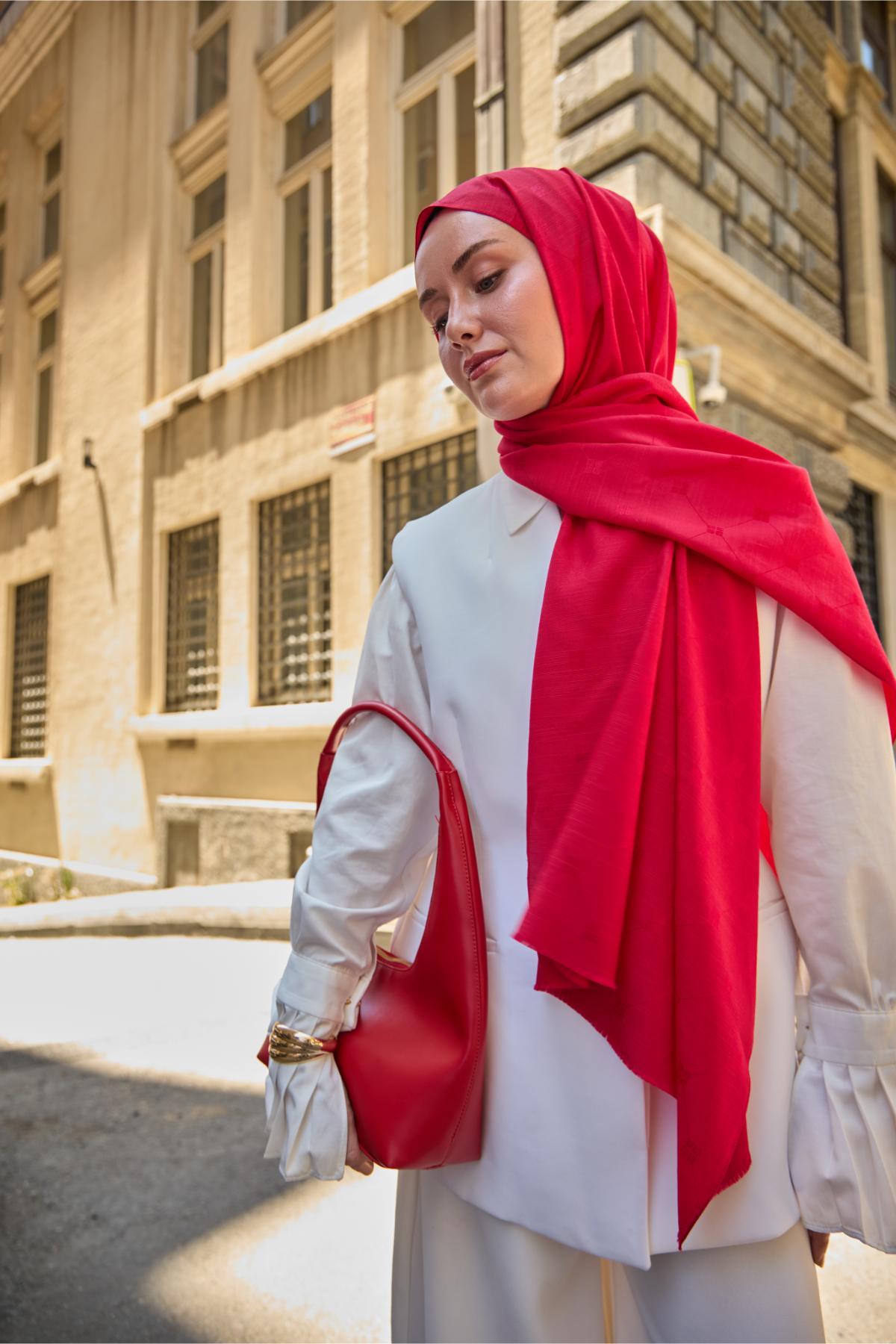 Silk Home Monogram Pamuk İpek Şal 461001-09