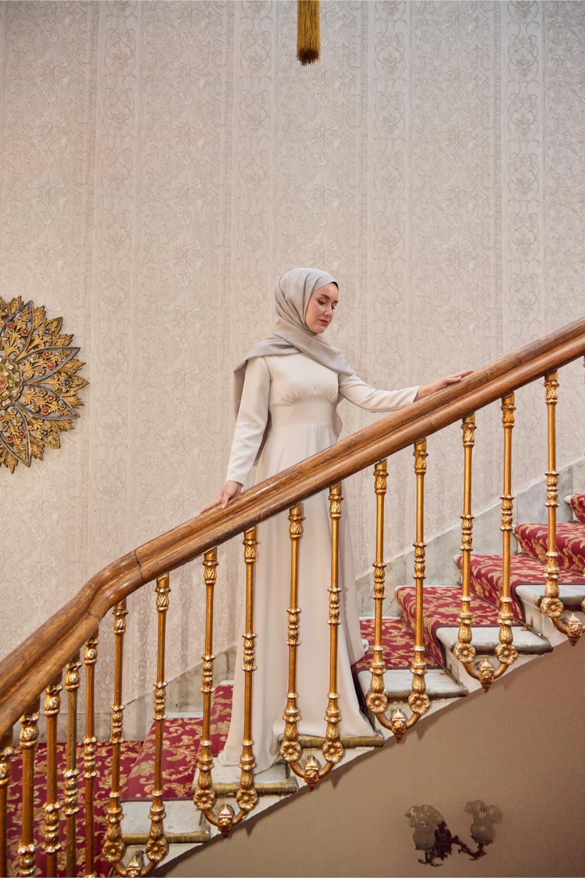 Silk Home Monogram Pamuk İpek Şal 461001-12