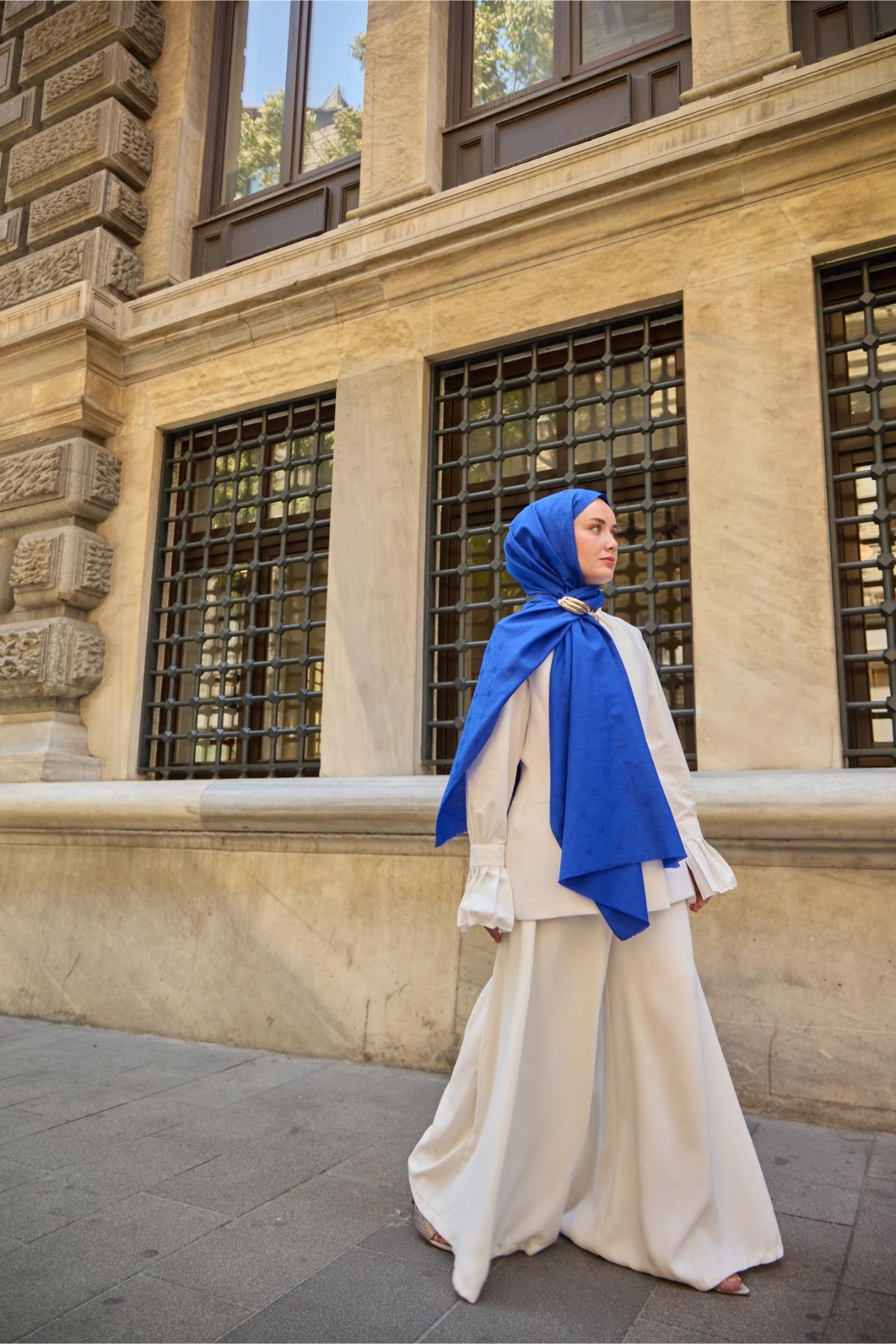 Silk Home Monogram Pamuk İpek Şal 461001-06