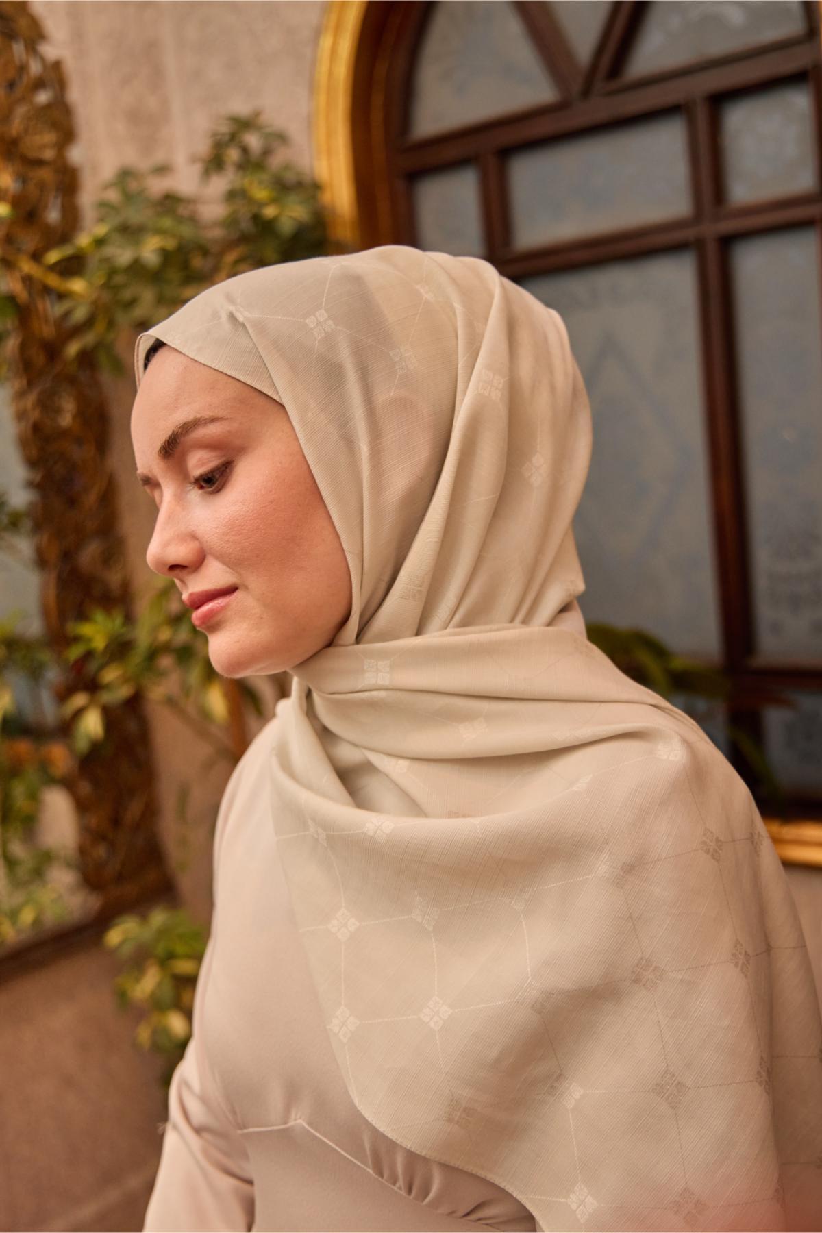 Silk Home Monogram Pamuk İpek Şal 461001-13