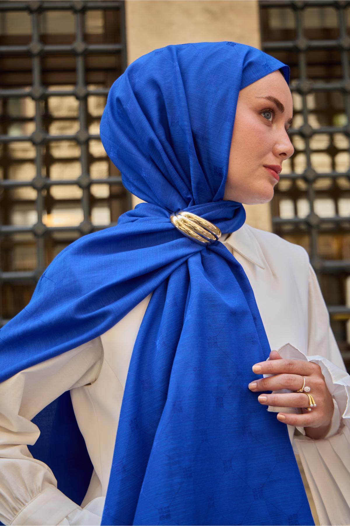 Silk Home Monogram Pamuk İpek Şal 461001-06