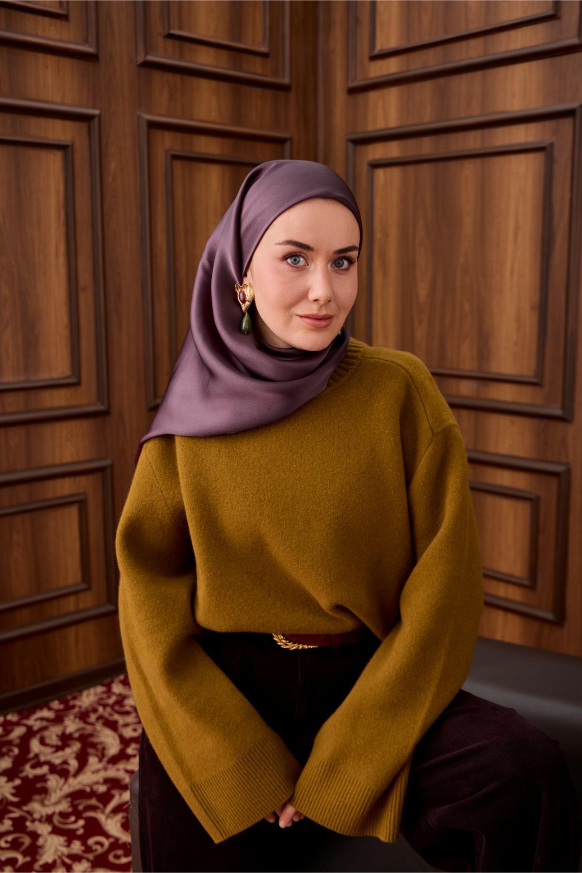 Silk Home Sura İpek Eşarp 11416-S16 Mor