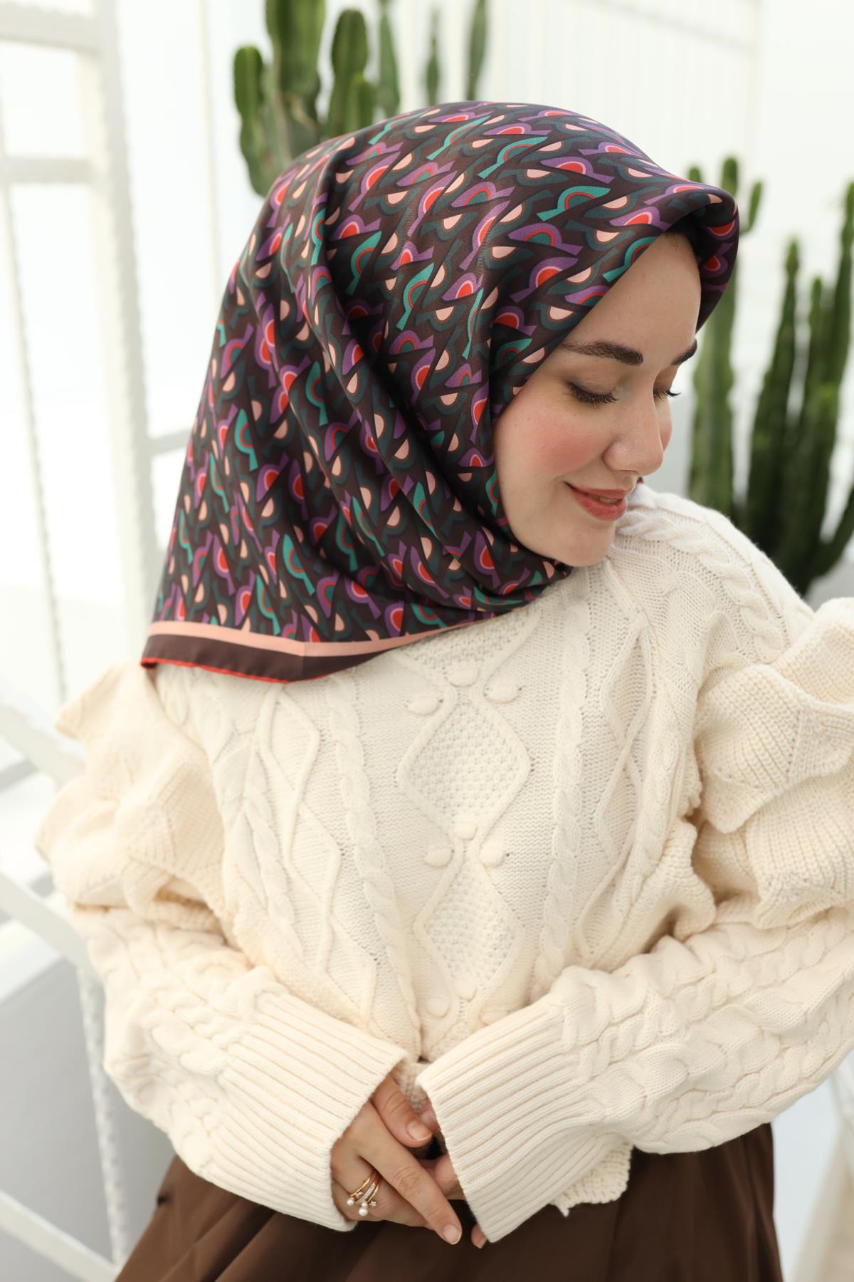 Silk Home Twill İpek Eşarp 11413-41