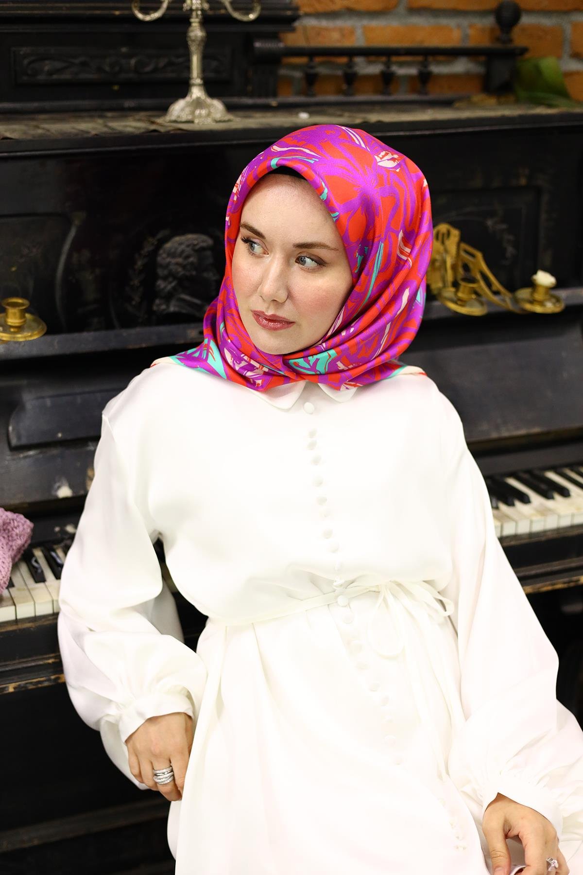 Silk Home Twill İpek Eşarp 11419-72