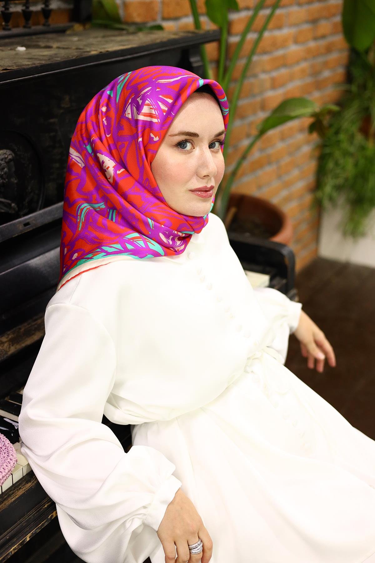 Silk Home Twill İpek Eşarp 11419-72