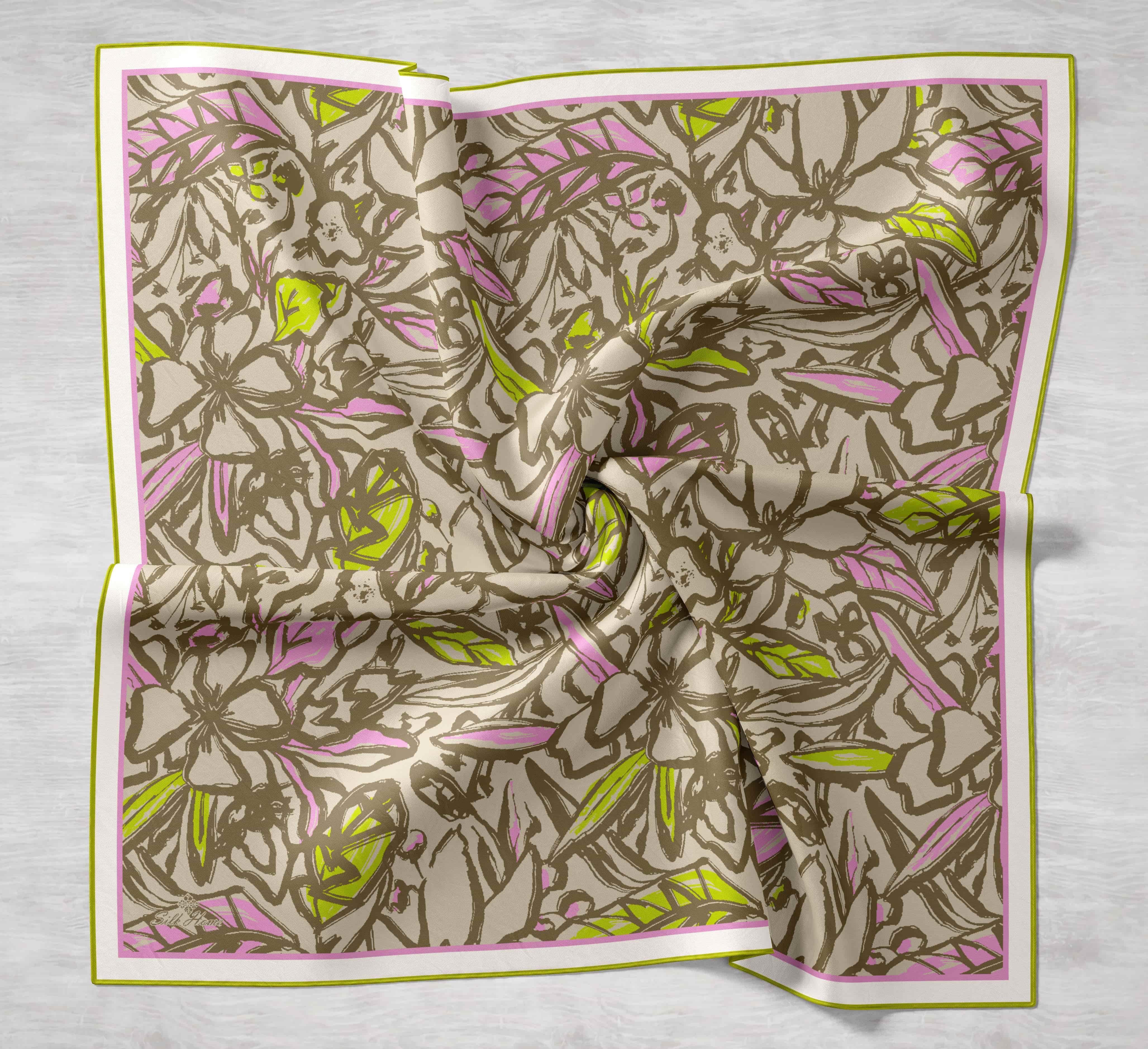 Silk Home Twill İpek Eşarp 11419-76