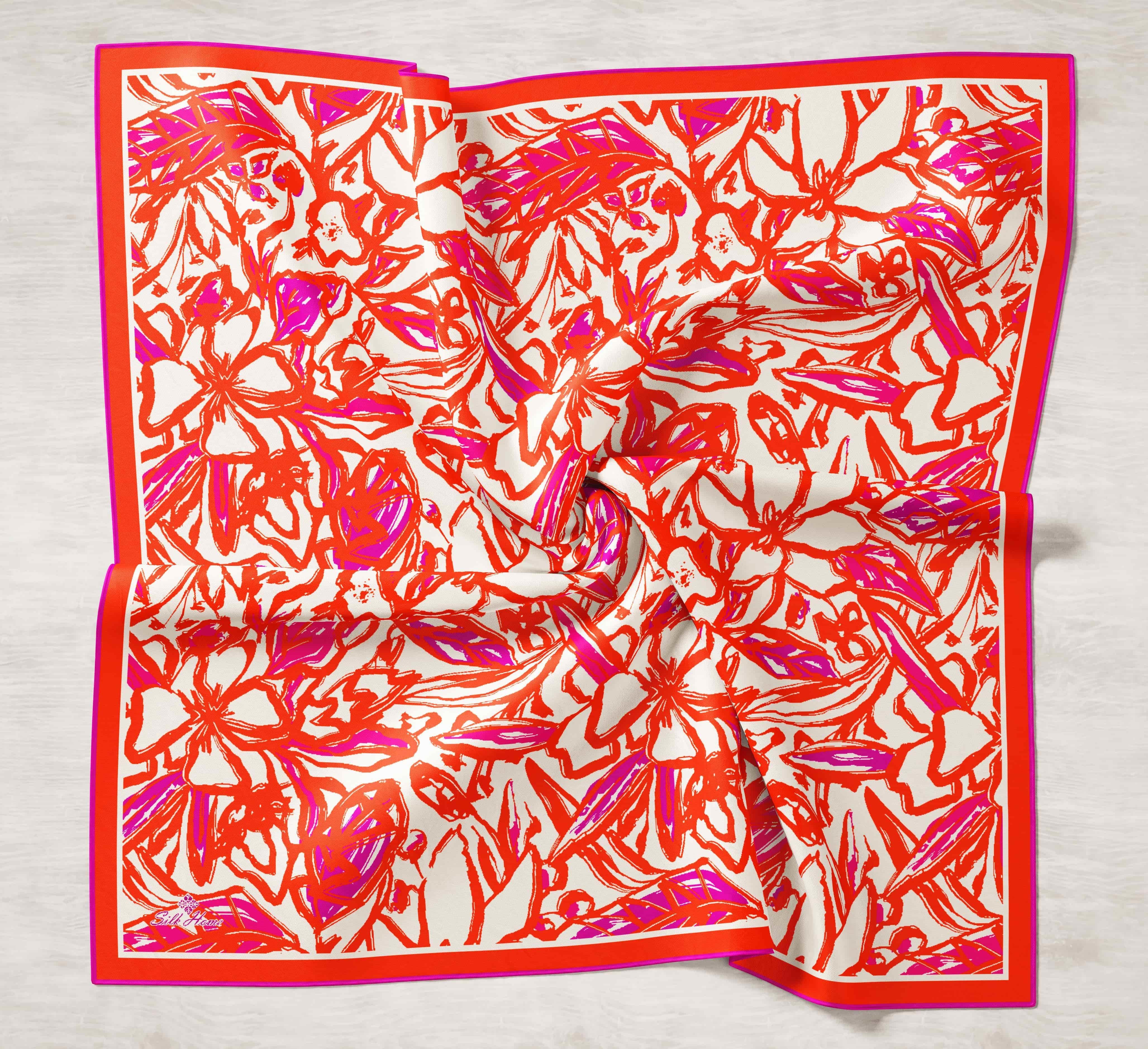 Silk Home Twill İpek Eşarp 11419-88