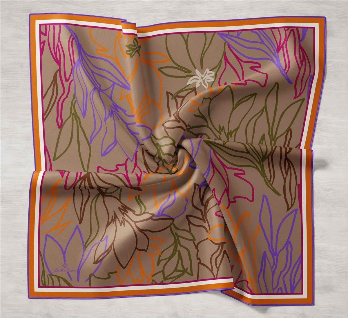 Silk Home Twill İpek Eşarp 11429-19
