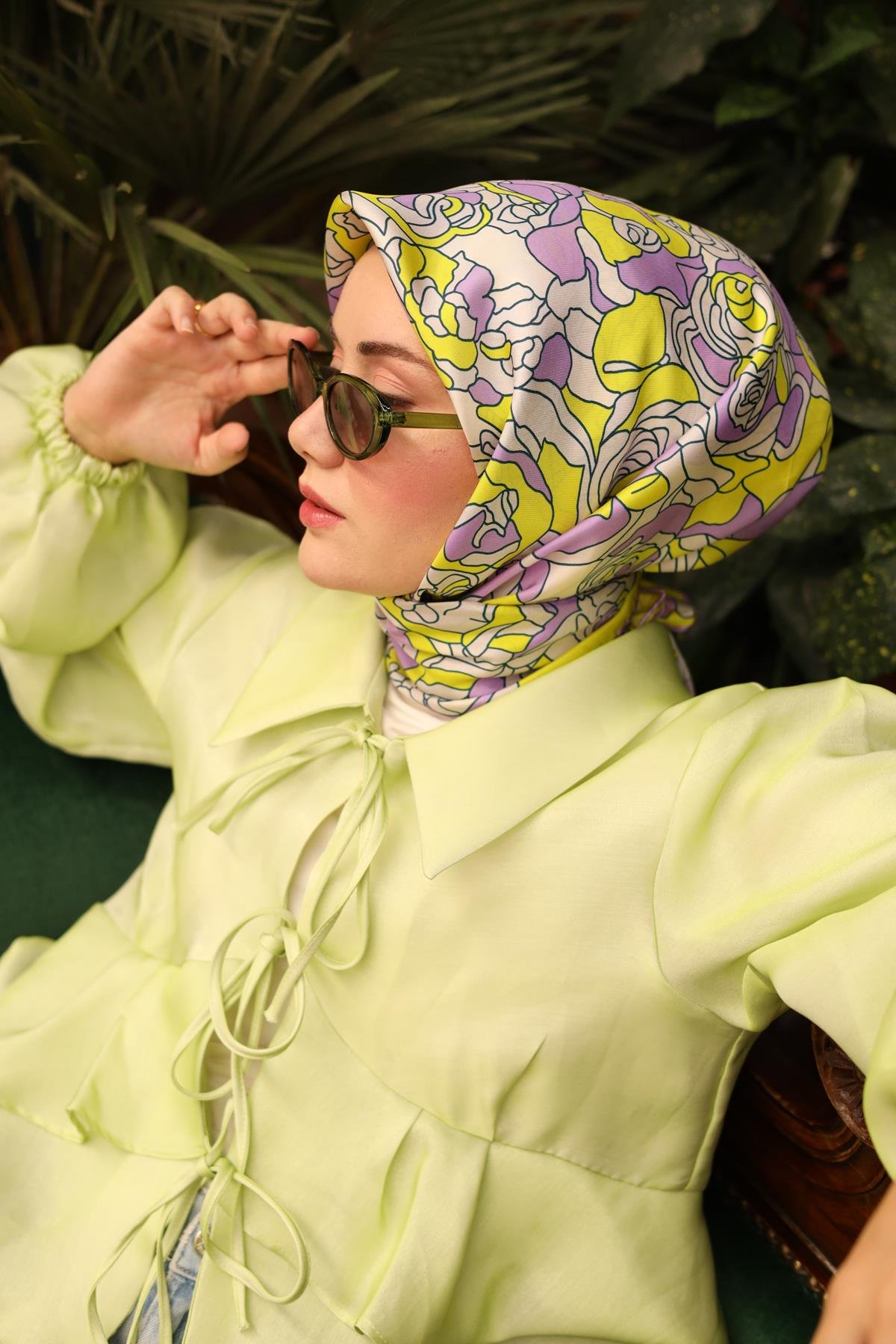 Silk Home Twill İpek Eşarp 11434-27