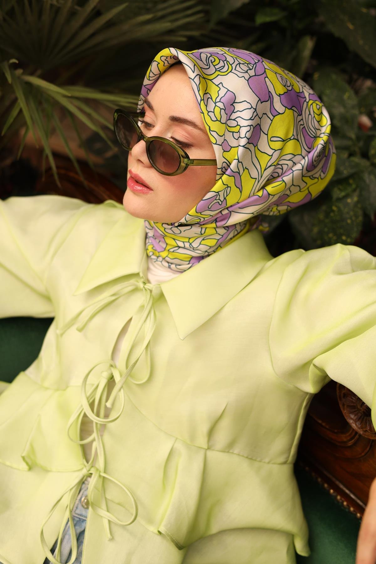 Silk Home Twill İpek Eşarp 11434-27