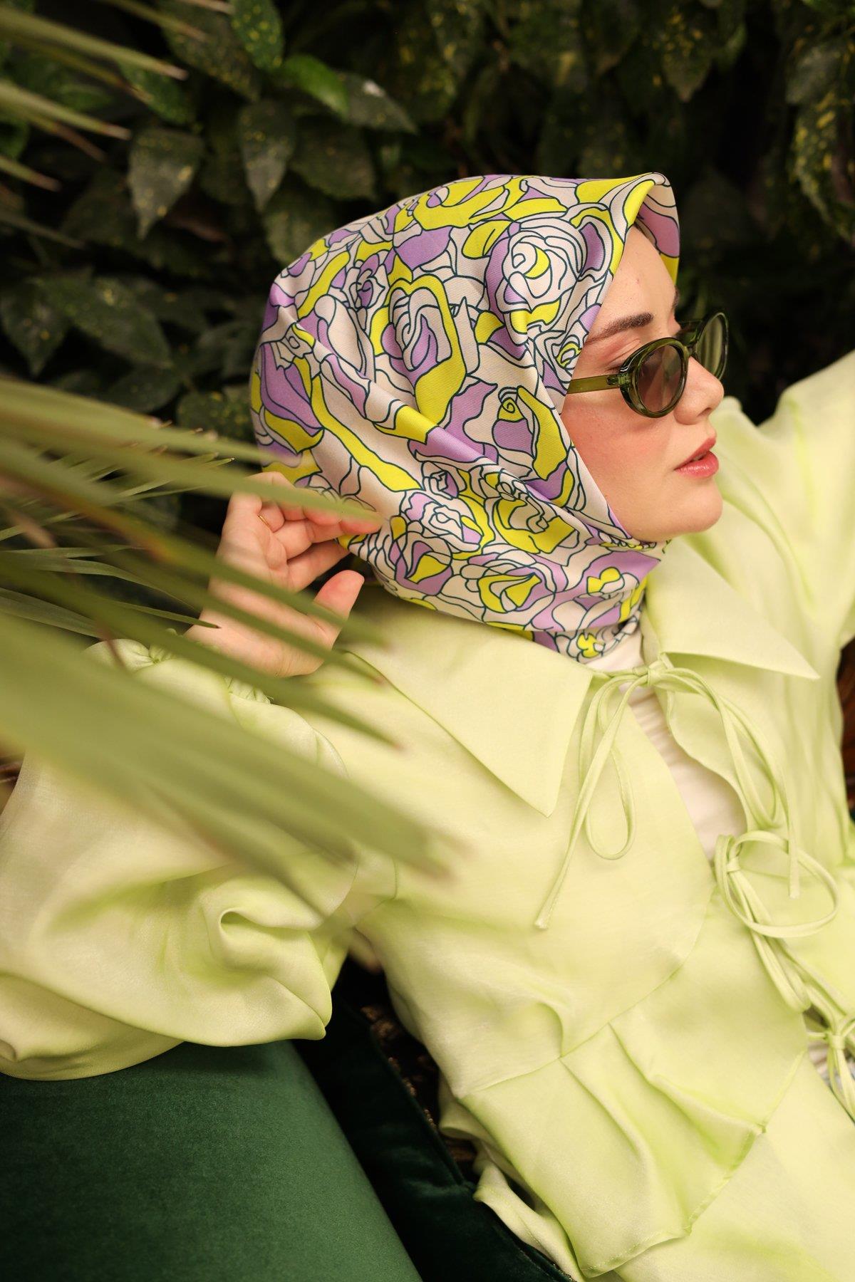 Silk Home Twill İpek Eşarp 11434-27